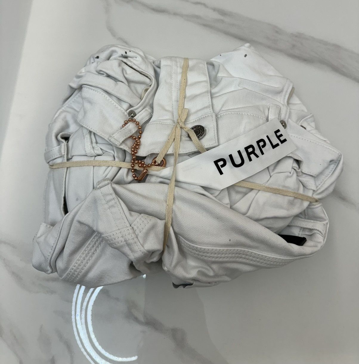Purple P001 Optic White Paint Blowout Size US 38 / EU 54 - 10 Thumbnail