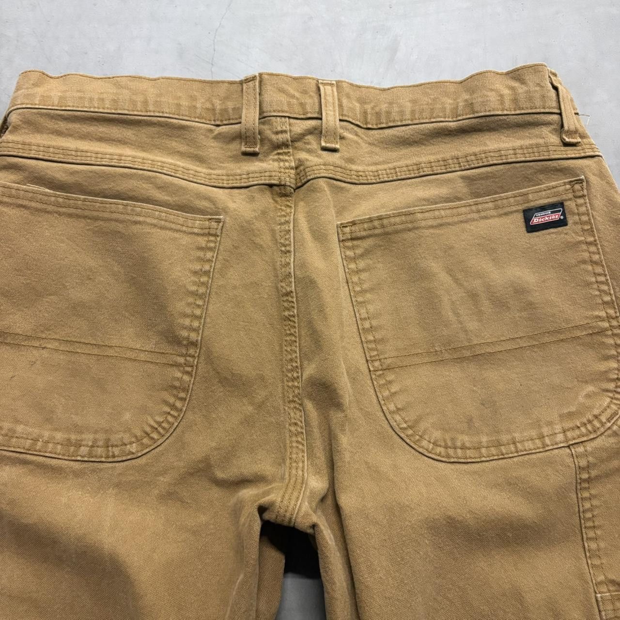 Vintage Crazy Vintage Y2K/2000s Baggy Brown Workwear Khaki Dickies Carpenter Pants! Size US 34 / EU 50 - 7 Thumbnail