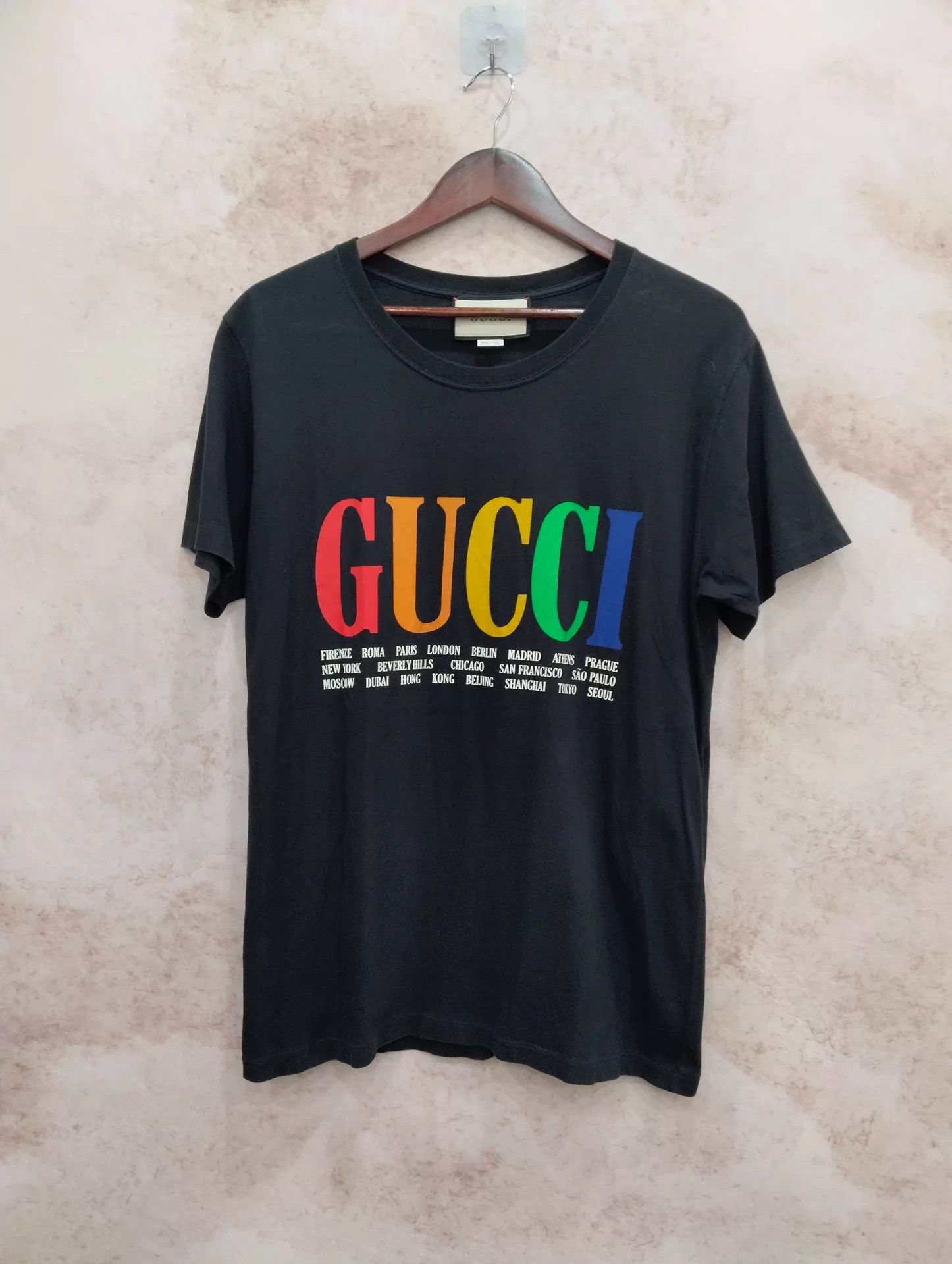 Gucci Gucci Chest Logo Print T-Shirt S Size US S / EU 44-46 / 1 - 1 Thumbnail