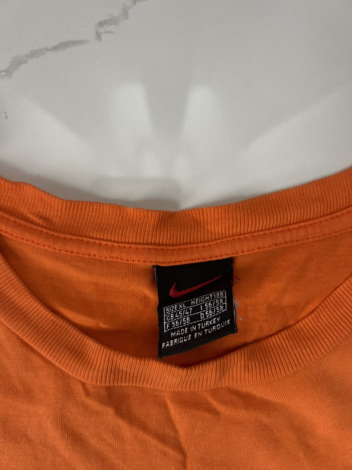 Nike × Vintage 90’s NIKE CENTR SWOOSH LOGO RARE RETRO TEE Y2K Size US XL / EU 56 / 4 - 4 Thumbnail