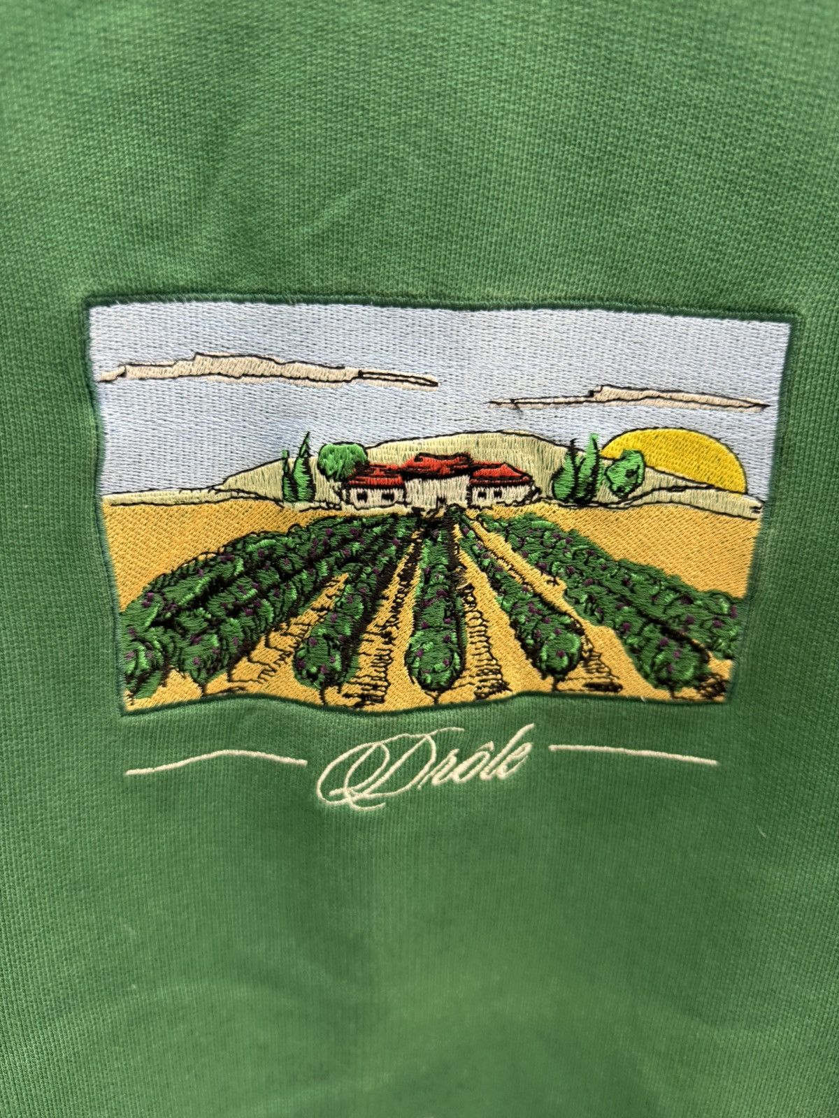 Drole De Monsieur Drole De Monsieur Le Sweatshirt Vignes Cotton Sweatshirt Size US L / EU 52-54 / 3 - 3 Thumbnail