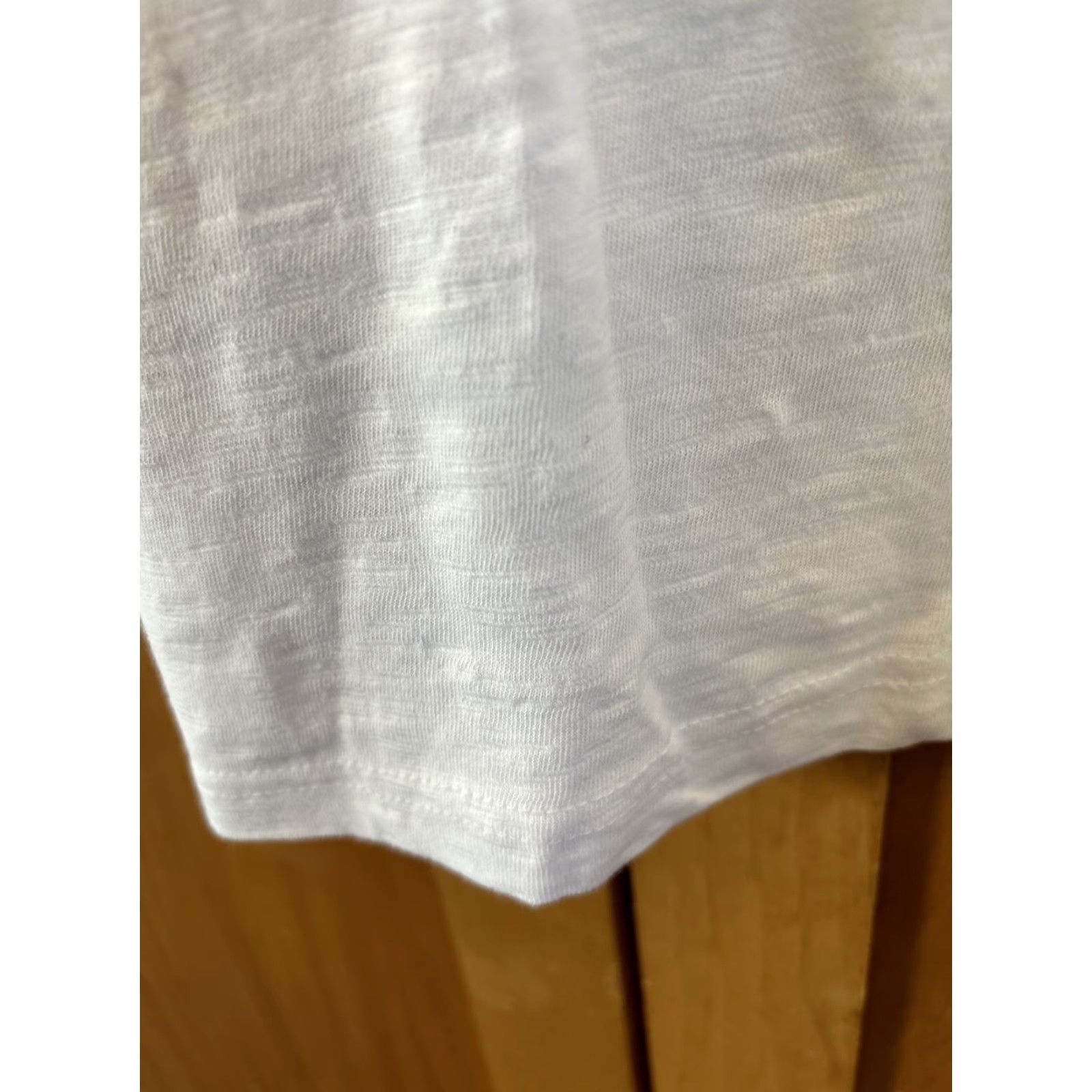 Nine West Nine West Women Short Sleeve Front Button Slub Henley Top White XXL NEW Cotton Size XXL / US 16-18 / IT 52-54 - 6 Thumbnail