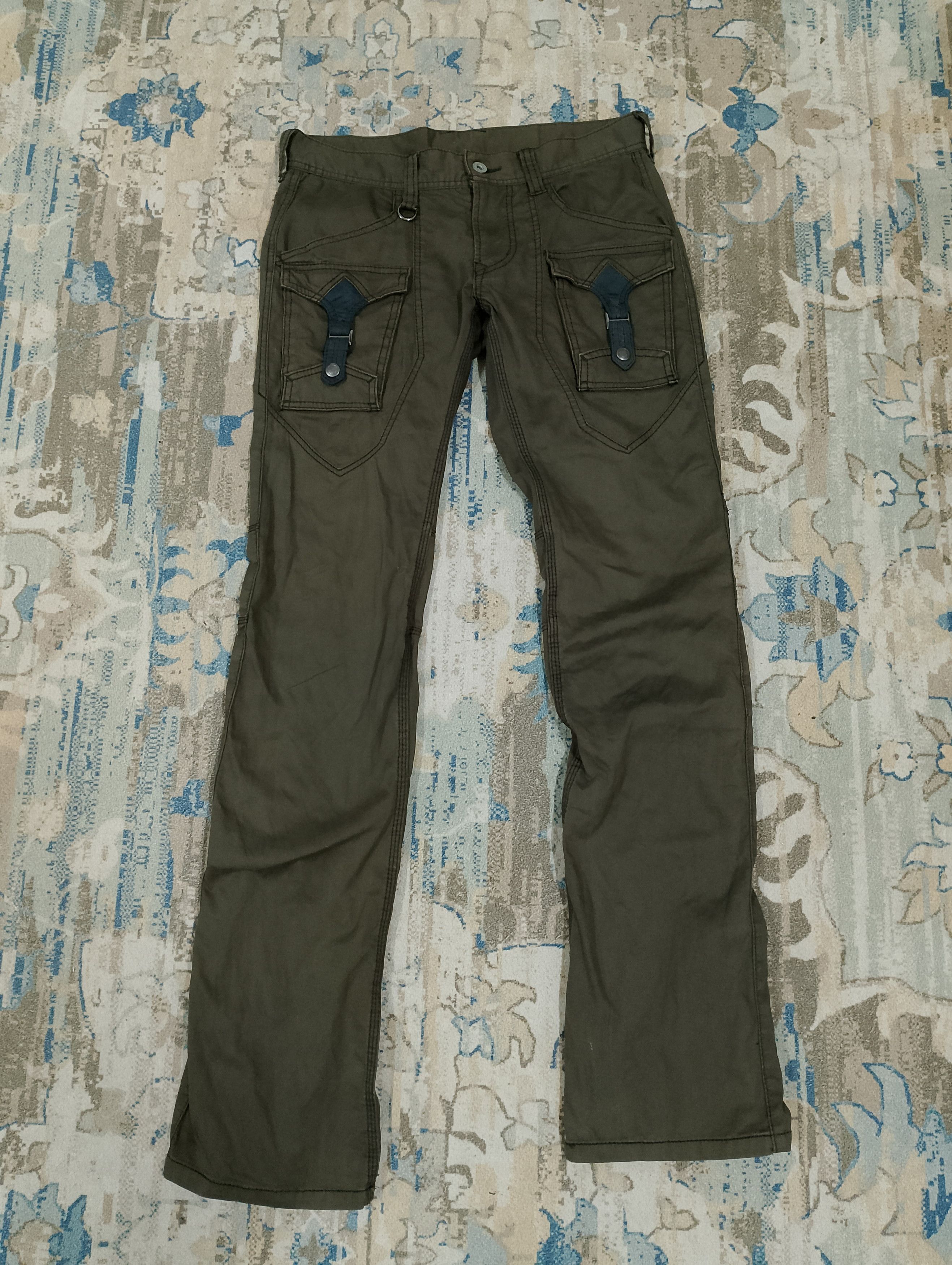 HIDEAWAYS × Japanese Brand Flare Bush Pants Multipocket by Nicole Hideaways Size US 31 - 1 Thumbnail