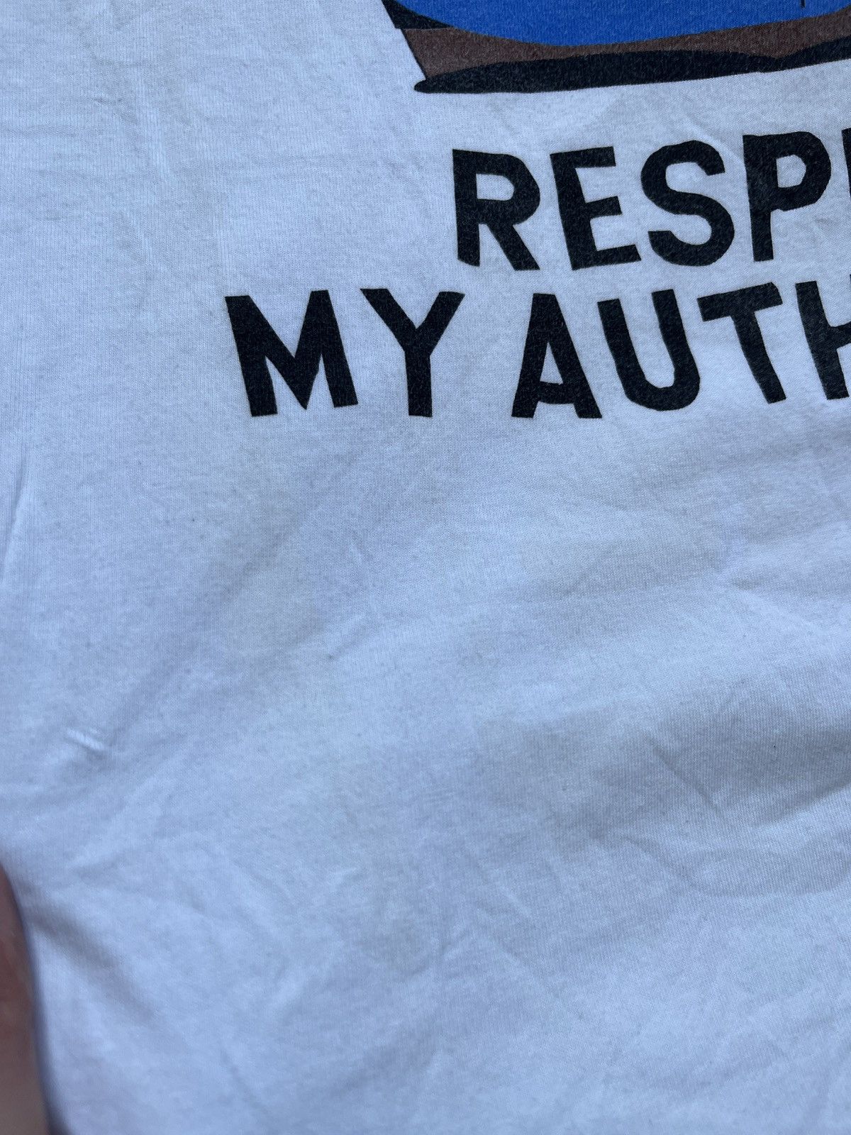 Cartoon Network × Vintage South Park 1999 Cartman Respect My Authority Vintage Tshirt Size US M / EU 48-50 / 2 - 5 Thumbnail