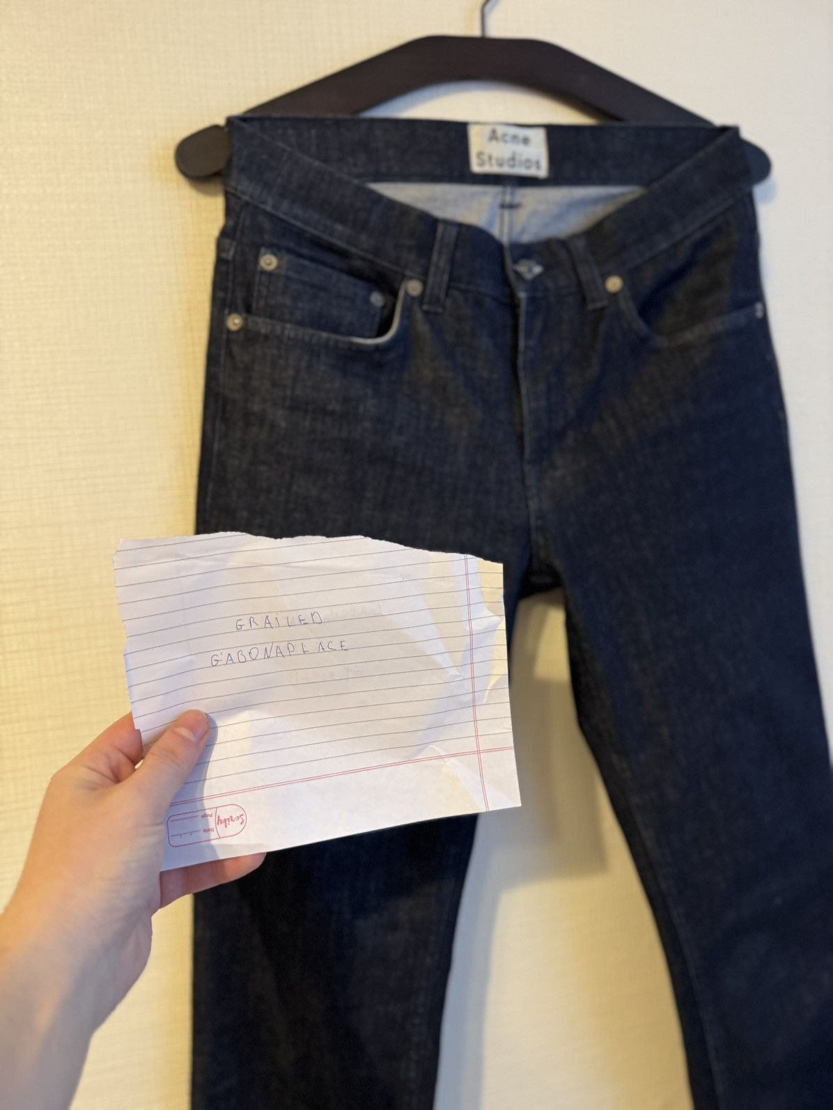 Acne Studios × Vintage Acne Studios Ace Rossi Jeans vintage Size US 29 - 2 Thumbnail