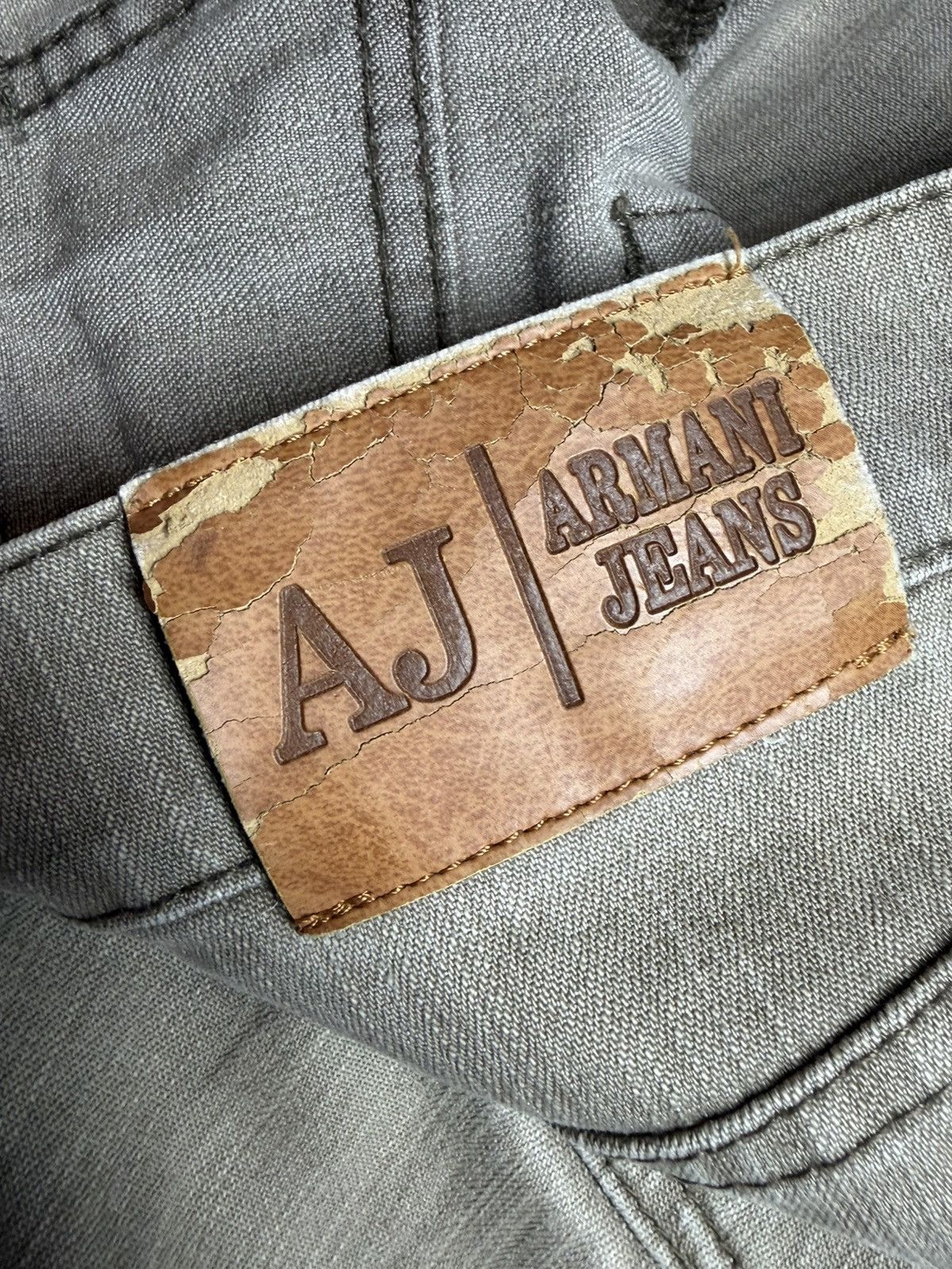 Armani Armani Jeans Sand Beige Wide Flat Jeans Size 38 Size US 38 / EU 54 - 14 Thumbnail