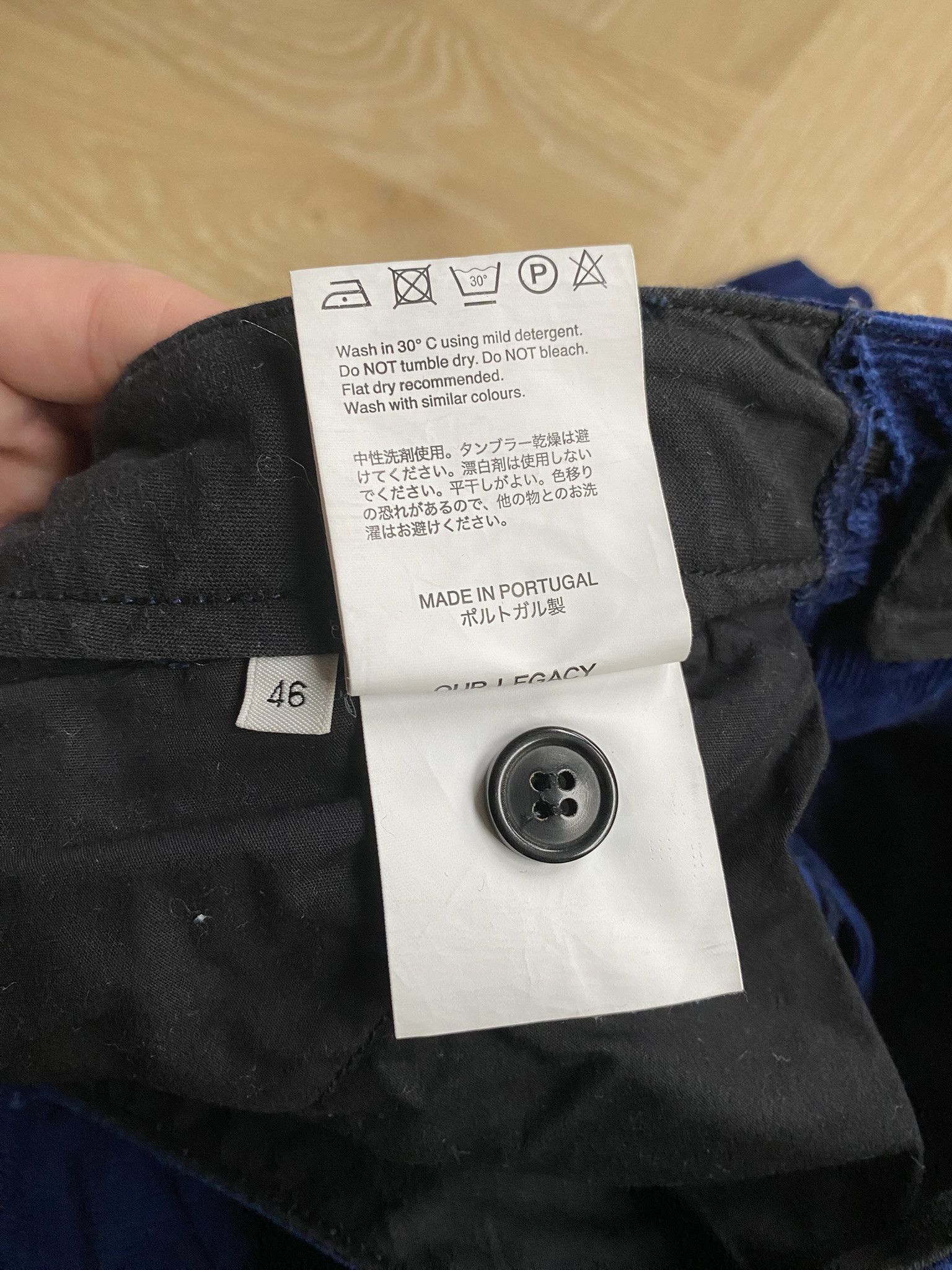 Our Legacy 46/S - Royal Blue Baby Cord Pant Size US 30 / EU 46 - 3 Thumbnail