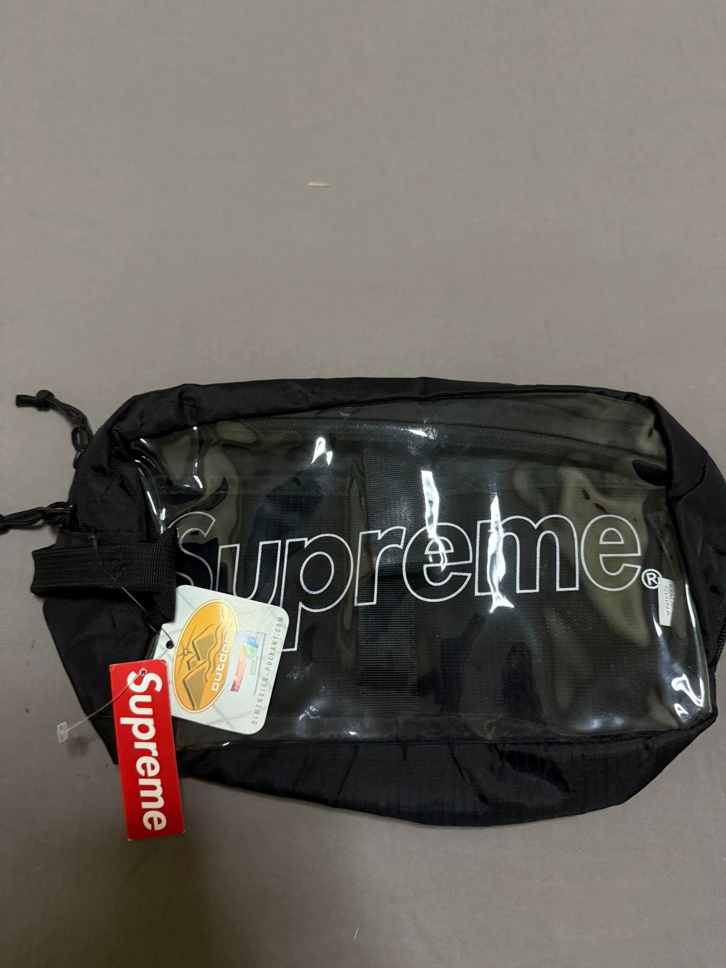 Supreme Supreme Toiletry Bag Black New With Red Tag Size ONE SIZE - 1 Thumbnail