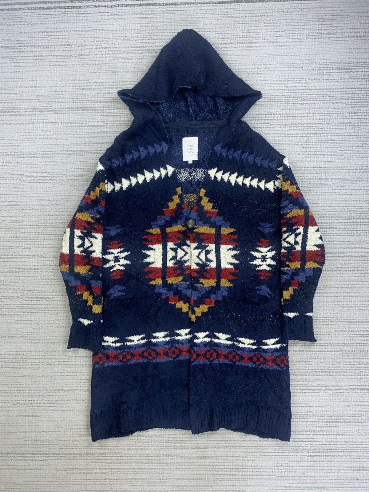 Vintage Vintage Power To The People Navajo Style Knitwear Poncho Size US M / EU 48-50 / 2 - 1 Thumbnail