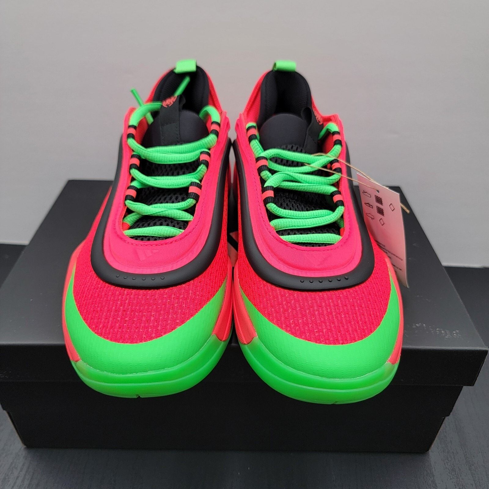 Adidas Adidas D.O.N. Issue #6 Big Apple Red Green Sneakers - Sz 5.5 Size US 5.5 / EU 38 - 3 Thumbnail