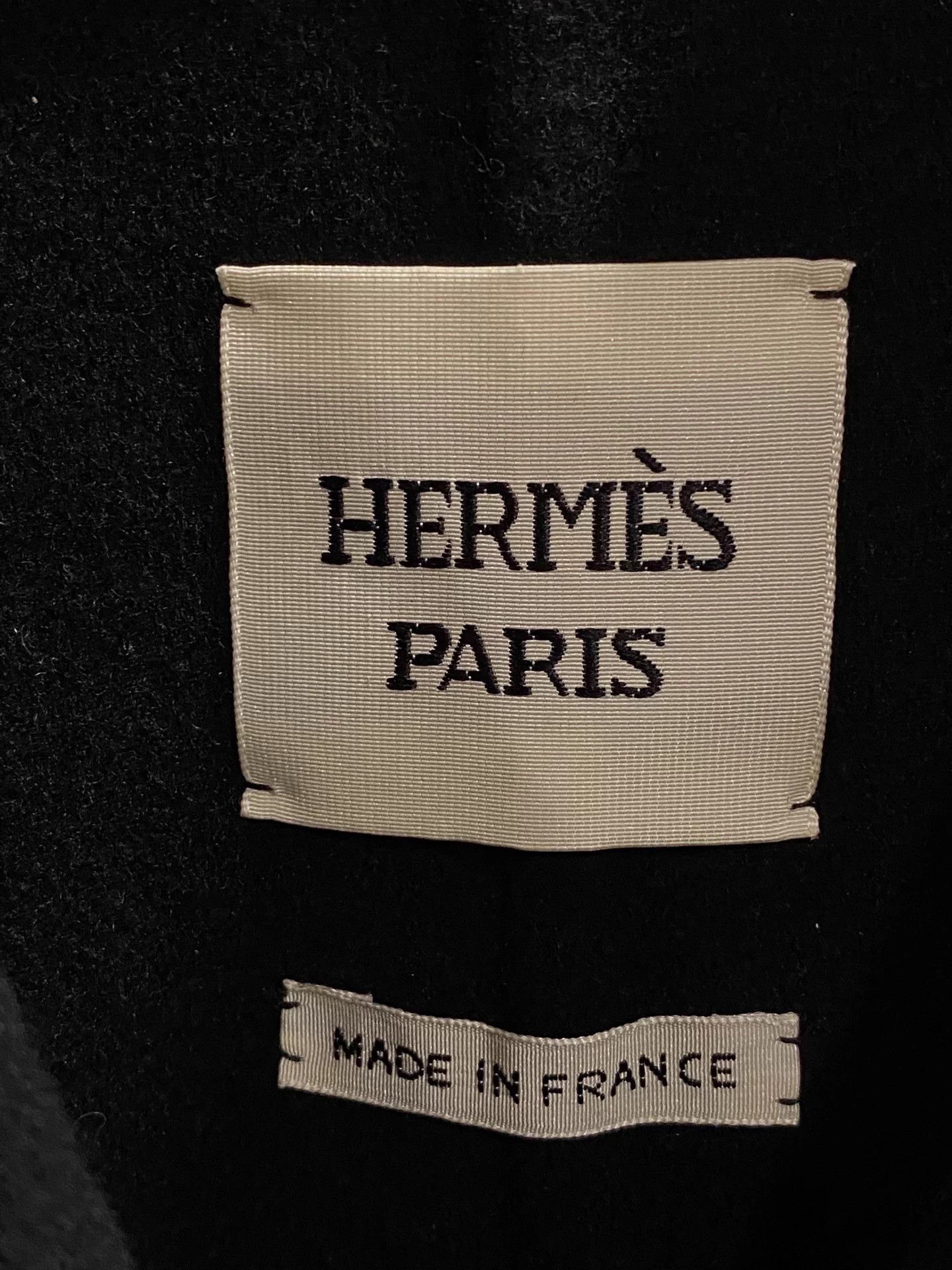 Hermes Hermes color blocked collar overcoat size 36 Size XS / US 0-2 / IT 36-38 - 3 Thumbnail