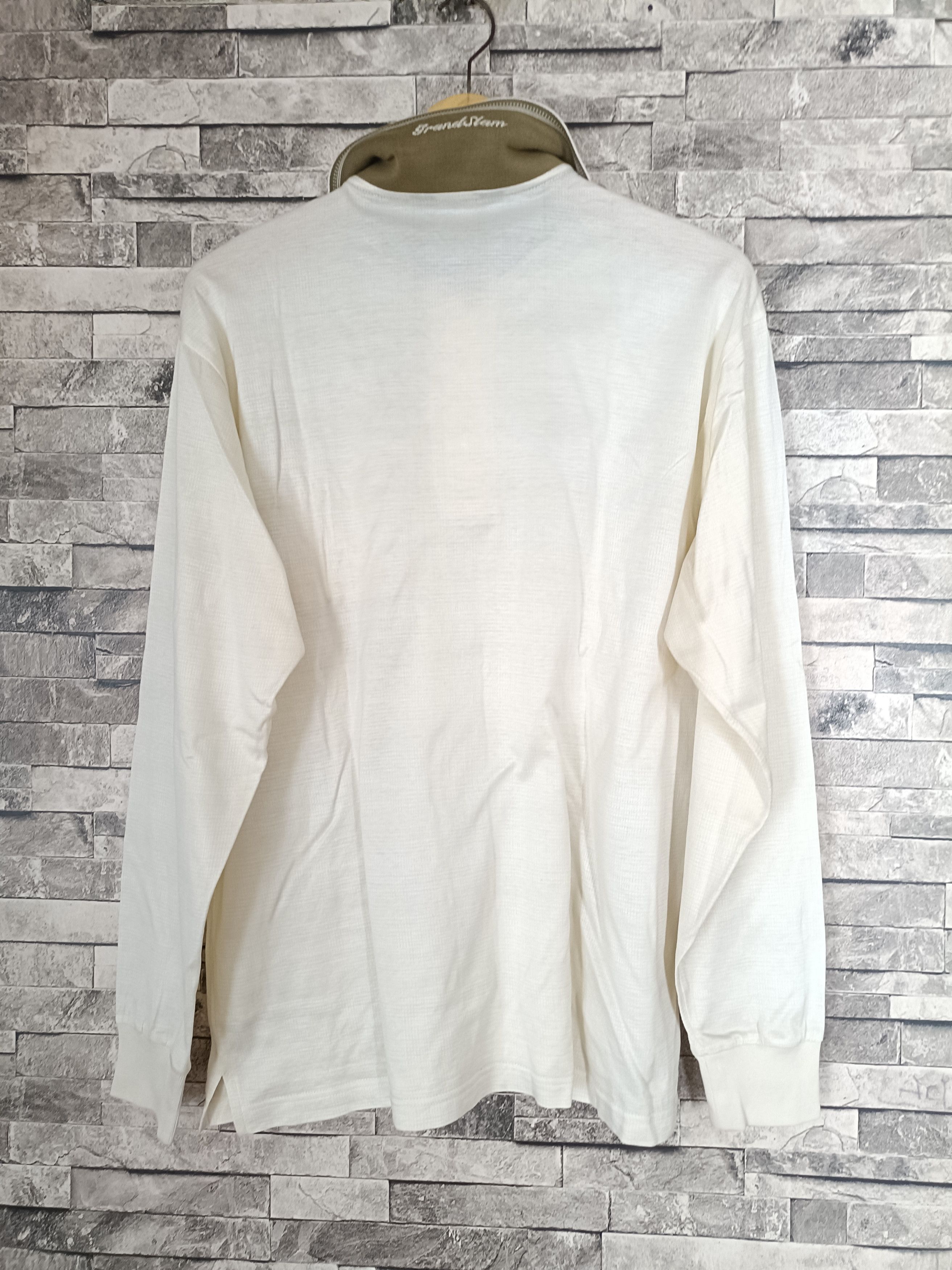 Japanese Brand Munsing wear grand slam long sleeve polo shirt Size US L / EU 52-54 / 3 - 4 Thumbnail