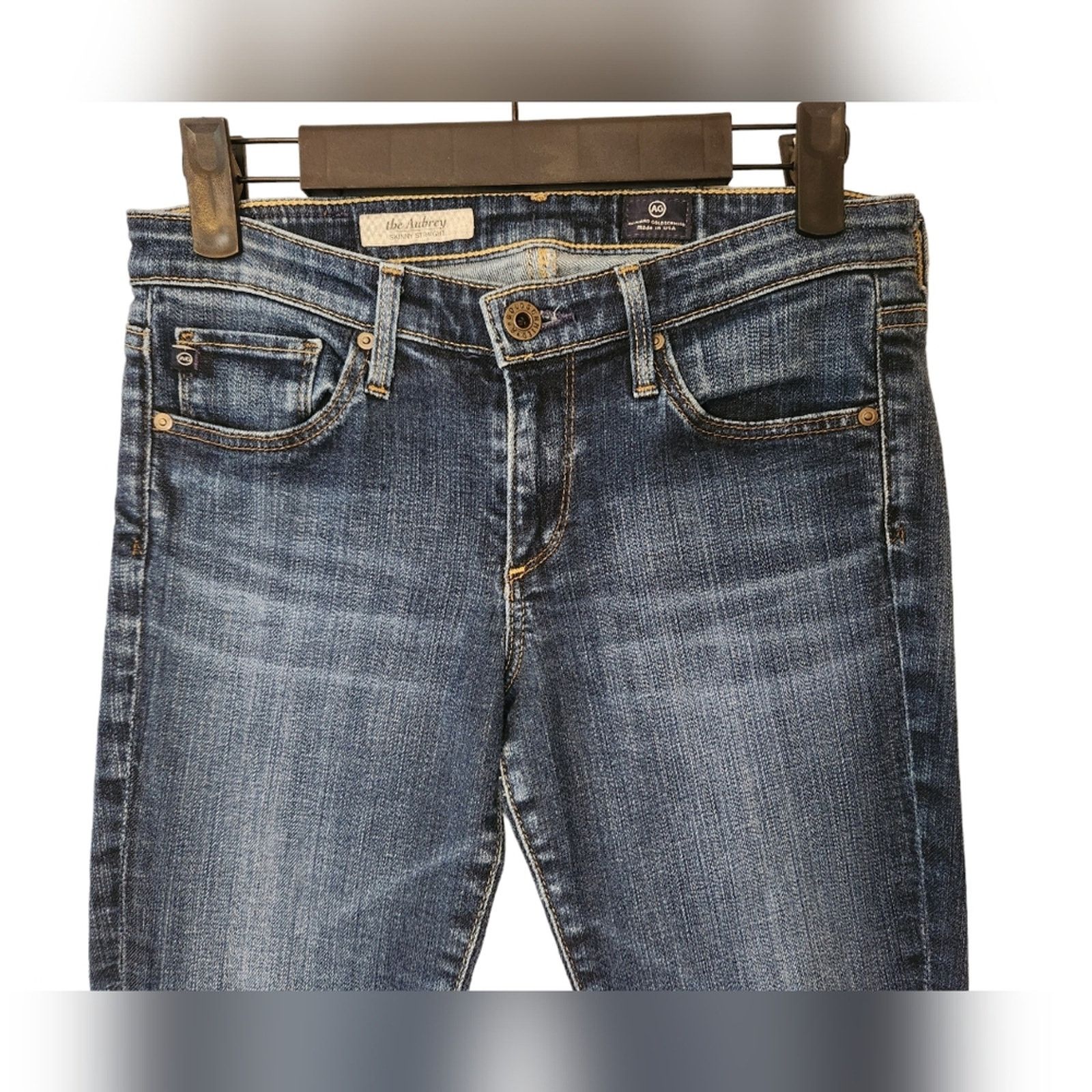 AG Adriano Goldschmied AG Adriano Goldschmied The Aubrey Skinny straight jeans 26 Size 26" / US 2 / IT 38 - 7 Thumbnail