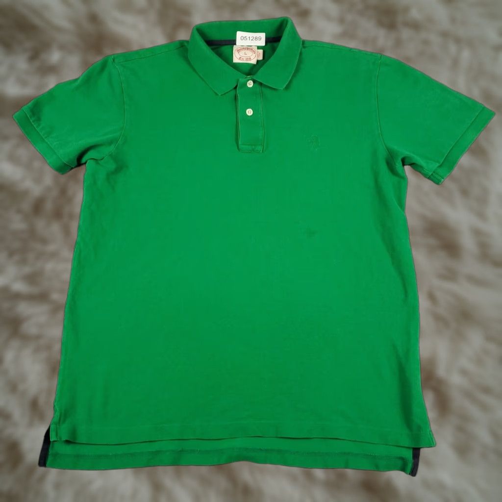 Brooks Brothers Brooks Brothers Polo Shirt Mens Large Green Casual Short Sleeve Activewear Size US L / EU 52-54 / 3 - 1 Thumbnail