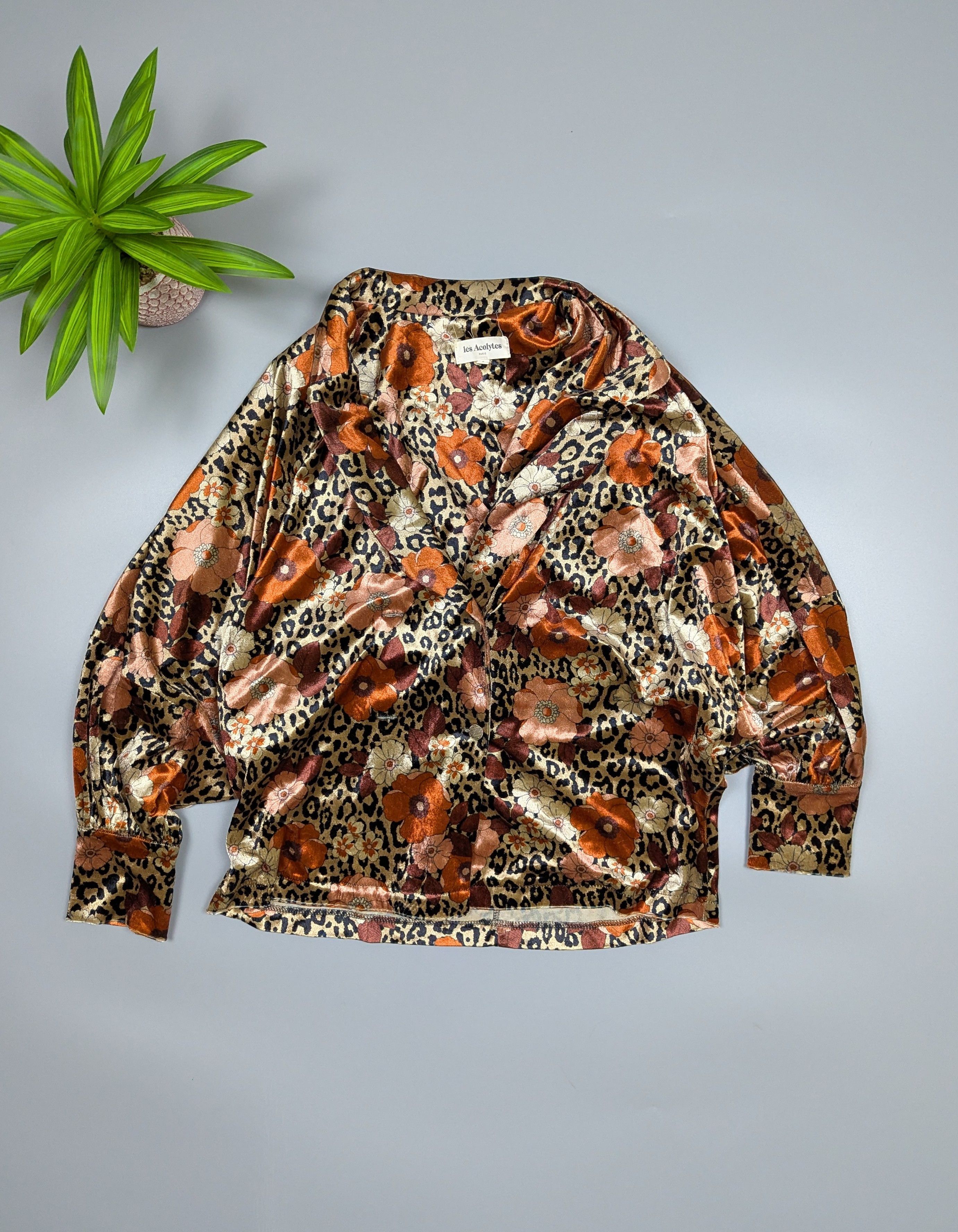 Japanese Brand LesAcolytes Paris Veste Tokyo S Vintage Kimono Top Japan Size S / US 4 / IT 40 - 2 Thumbnail