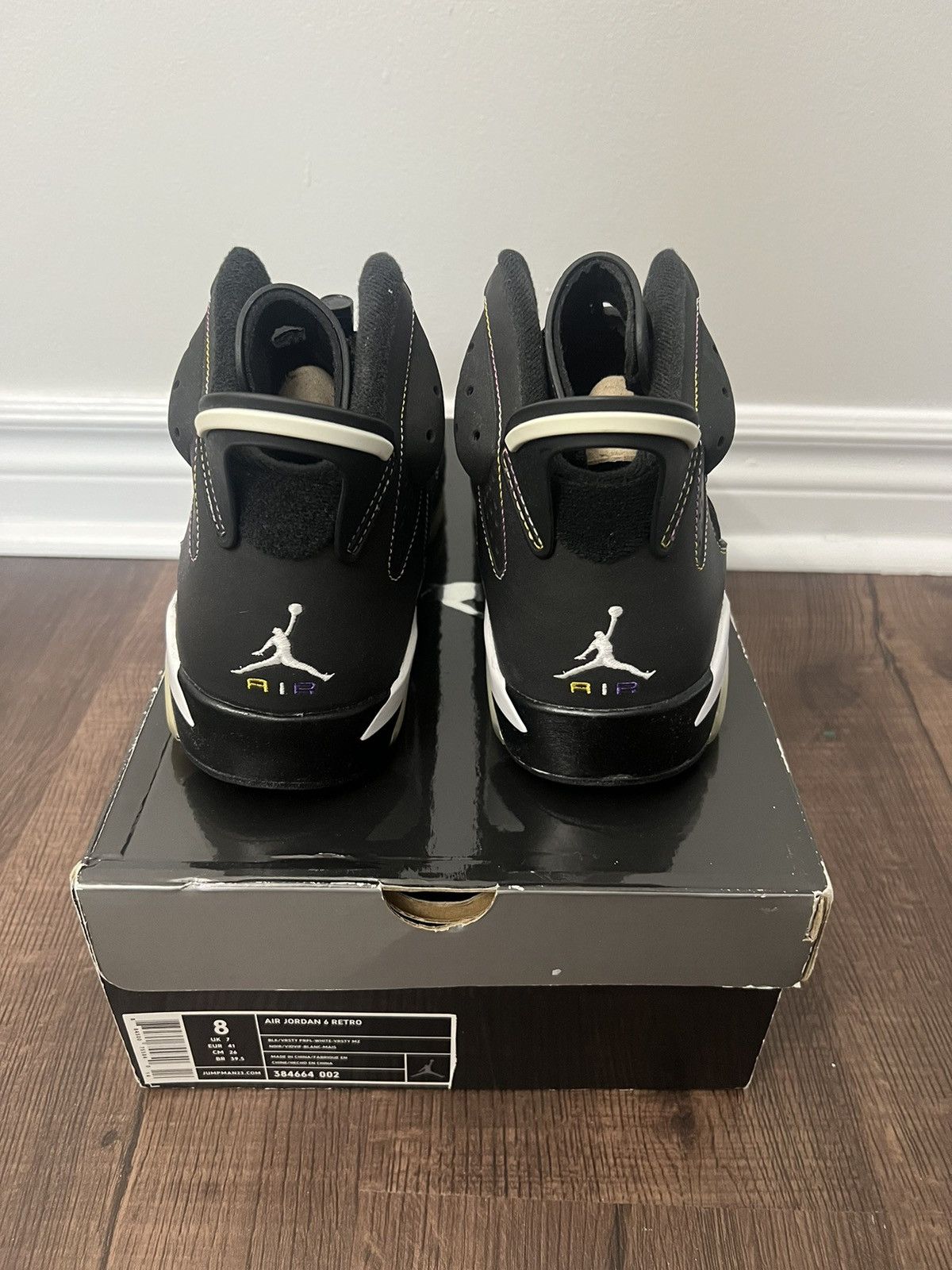 Jordan Brand 2010 jordan 6 lakers Size US 8 / EU 41 - 3 Thumbnail