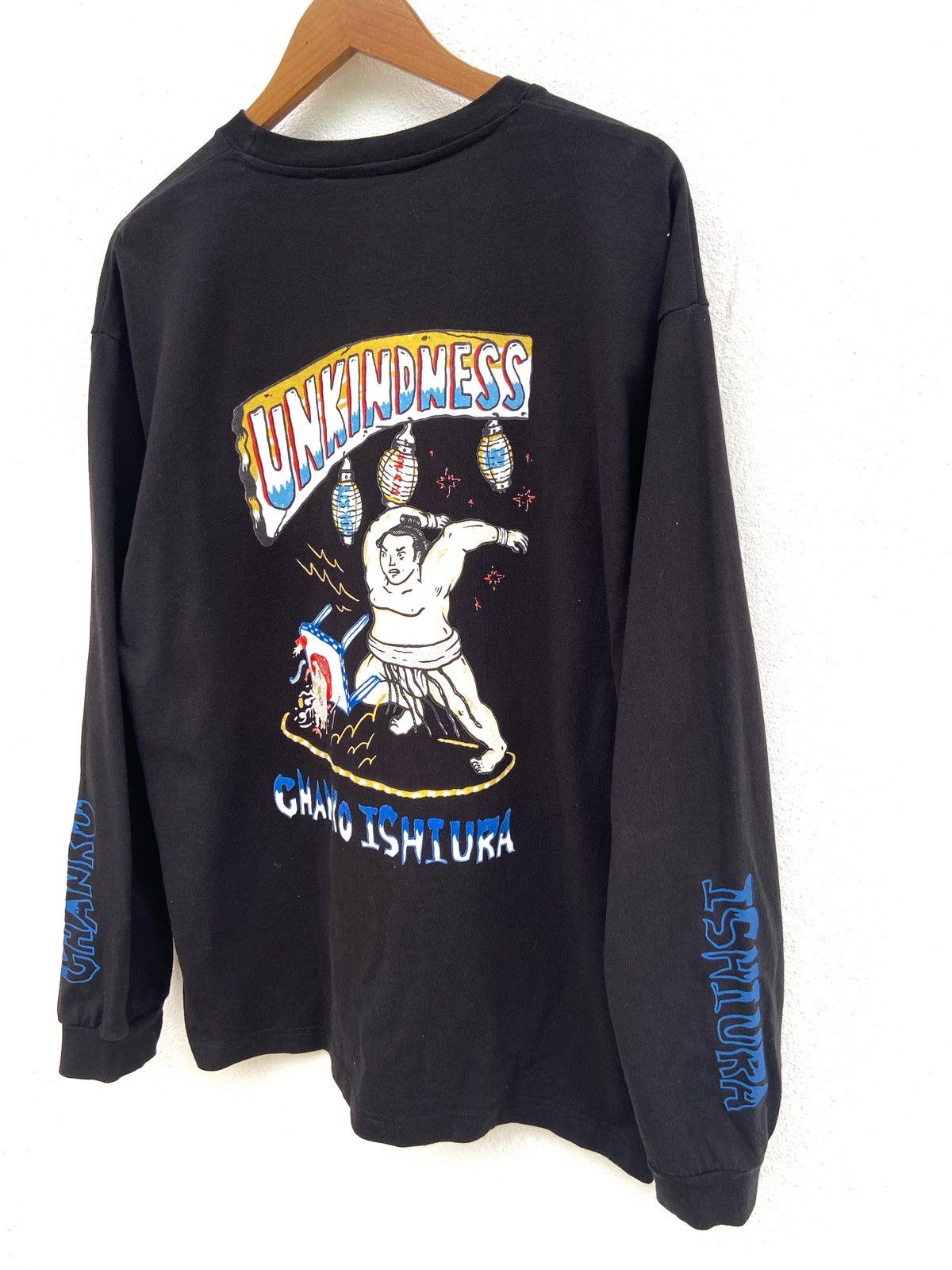 Japanese Brand 🔥 Unkindness Tokyo t shirt Sumo Sukajan Chanko Ishiura Size US L / EU 52-54 / 3 - 2 Thumbnail