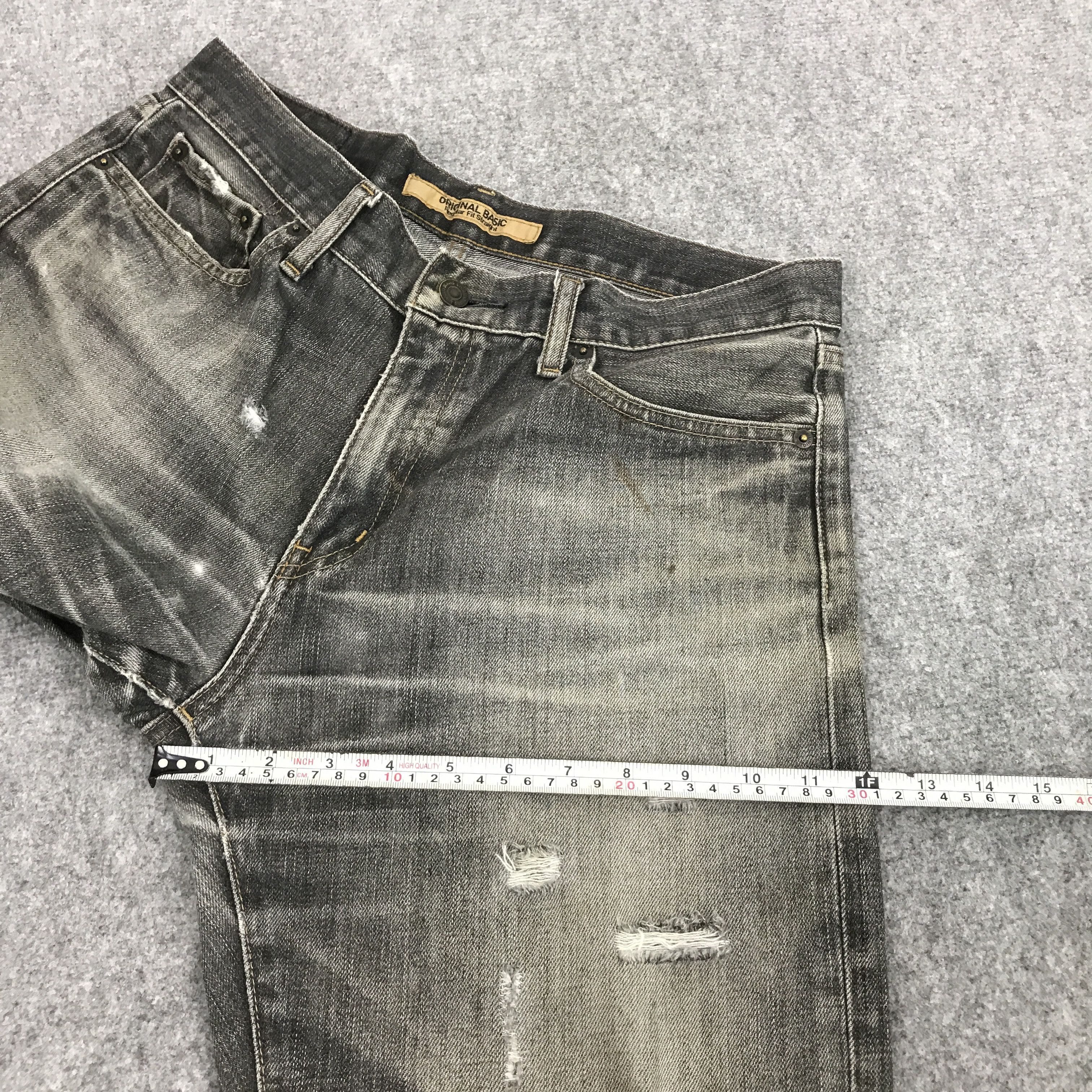 Japanese Brand × Uniqlo JAPANESE ORIGINAL UNIQLO DISTRESSED PANTS JEANS Size US 32 / EU 48 - 13 Thumbnail