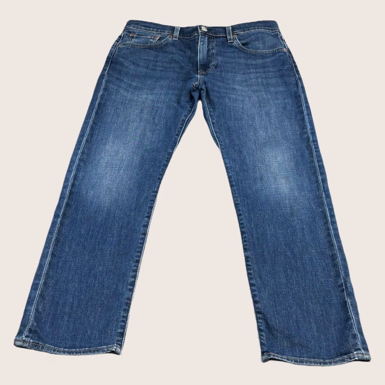 Levi's Levi’s 502 Jeans Regular Men W30 L31 Zip Button Denim Medium Blue 5-Pocket Cotton Elastane Vintage: No Size US 30 / EU 46 - 1 Thumbnail
