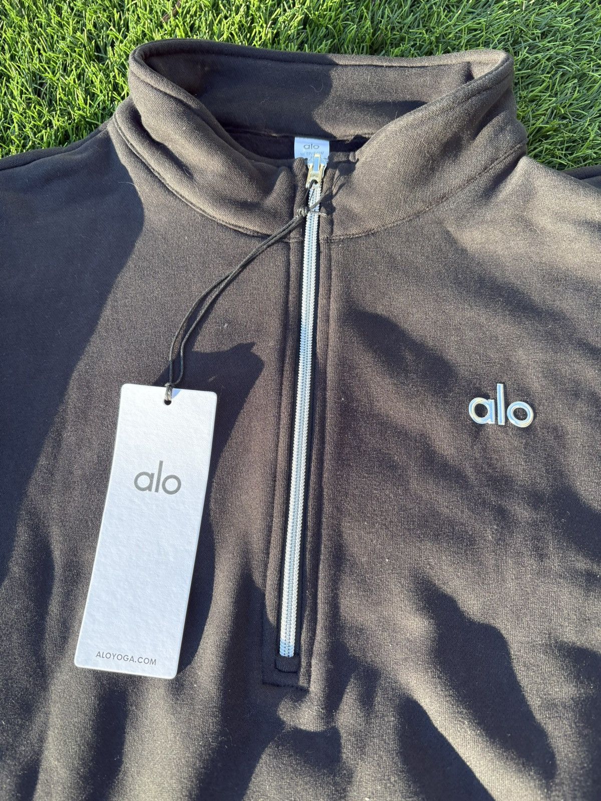 Alo Alo Yoga Black Quarter Zip – New With Tags Size US S / EU 44-46 / 1 - 2 Thumbnail