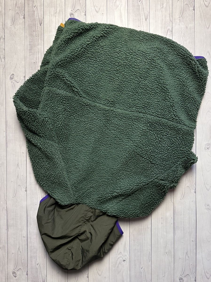 Nike × Vintage Nike Fleece jacket anorak Sherpa green rare size L logo Size US L / EU 52-54 / 3 - 6 Thumbnail