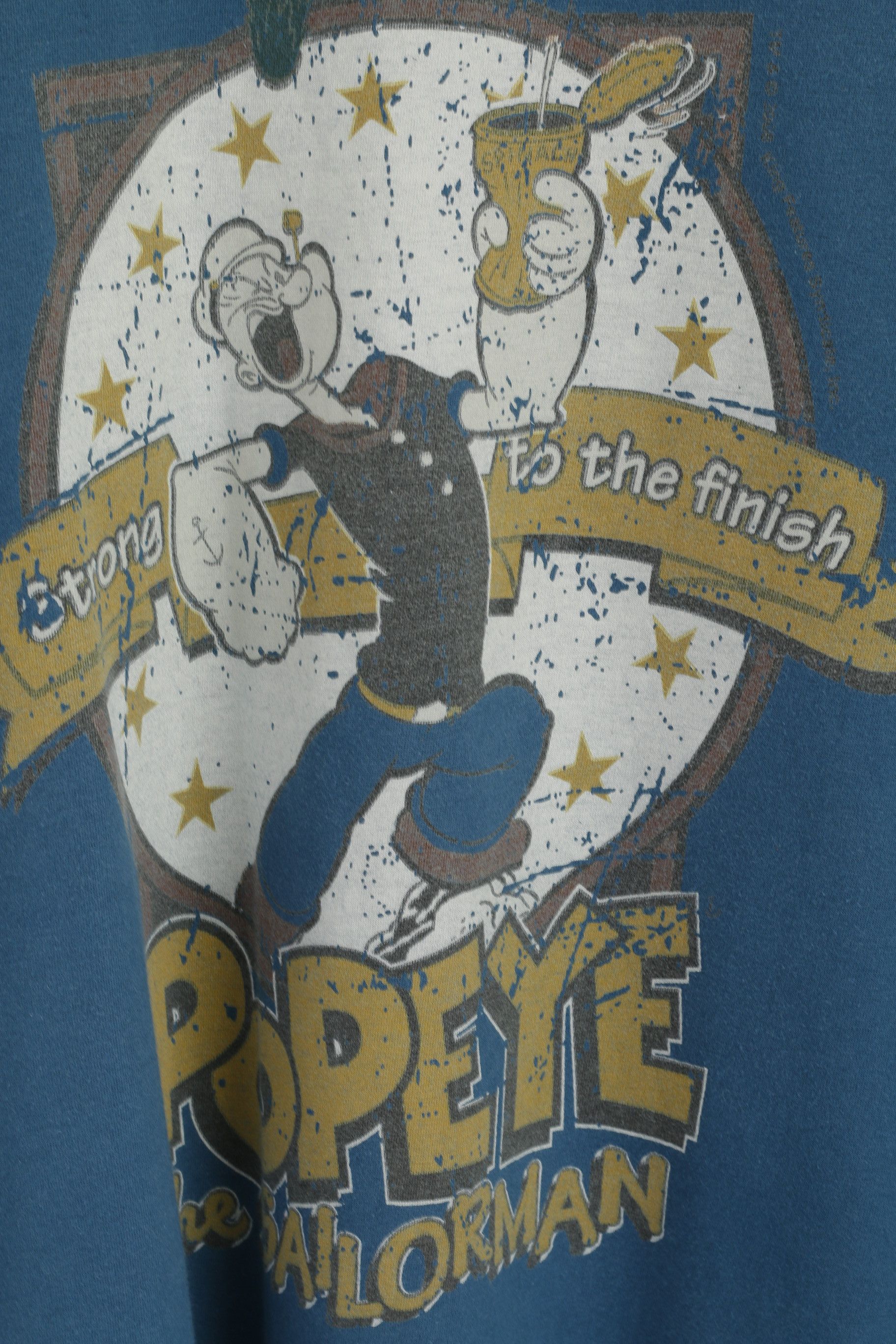 George George Men XXL T-Shirt Sea Green Popeye The Sailor 6249 Size US XXL / EU 58 / 5 - 6 Thumbnail