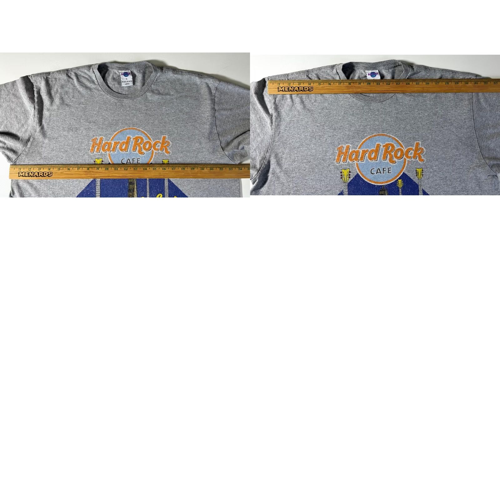 Pacsun VINTAGE PacSun Hard Rock Cafe New York T-Shirt Sz L Mens Gray Cotton Blend Short Sleeve Crew Neck Graphic Print 90s Rock Fashion Men's T-Shirt Size US L / EU 52-54 / 3 - 8 Thumbnail