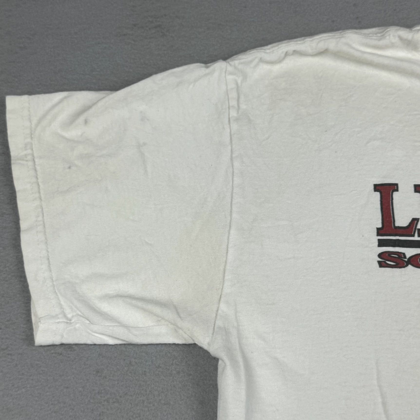 Adidas ADIDAS Graphic Tee Mens Small White Lightning Soccer Club Short Sleeve Crew Neck Sport Size US S / EU 44-46 / 1 - 3 Thumbnail