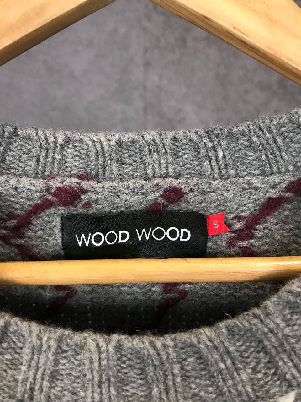 Wood Wood Wood Wood designer wool art sweater Size US S / EU 44-46 / 1 - 4 Thumbnail