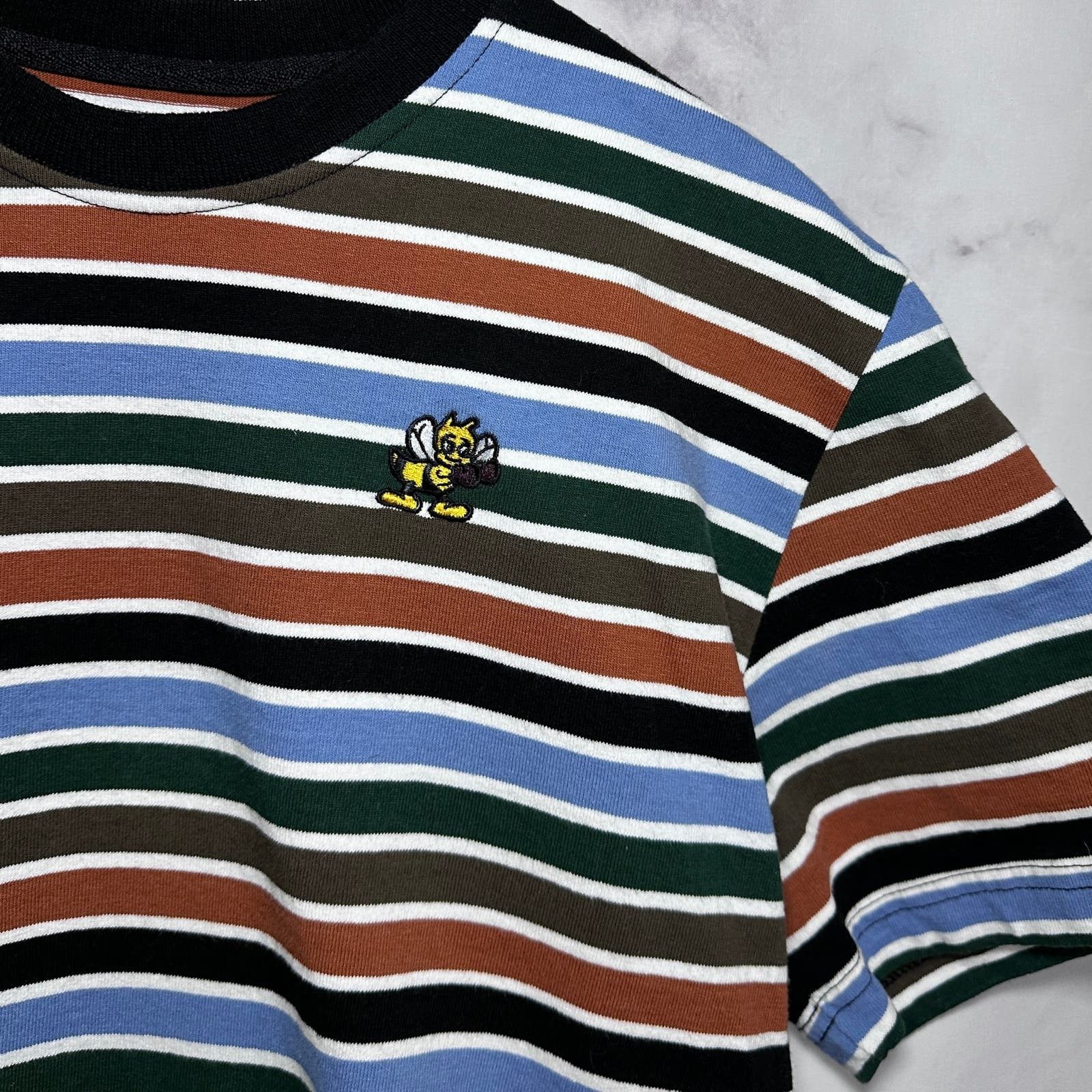 Billionaire Boys Club Bee Line Multicolor Striped Tee Size US M / EU 48-50 / 2 - 4 Thumbnail