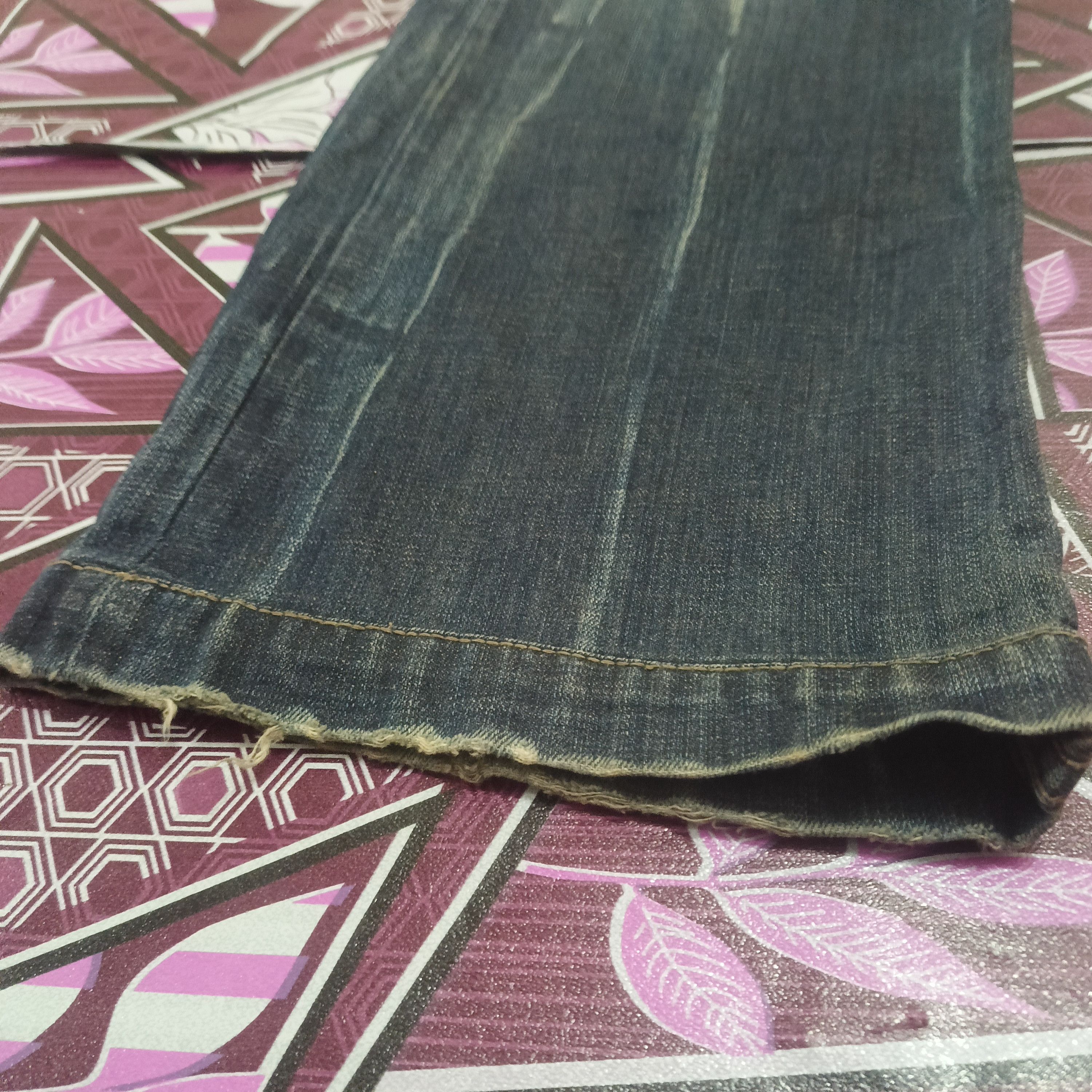 Japanese Brand Japanese Matrix Opt jeans flared Distressed jeans Size US 31 - 4 Thumbnail