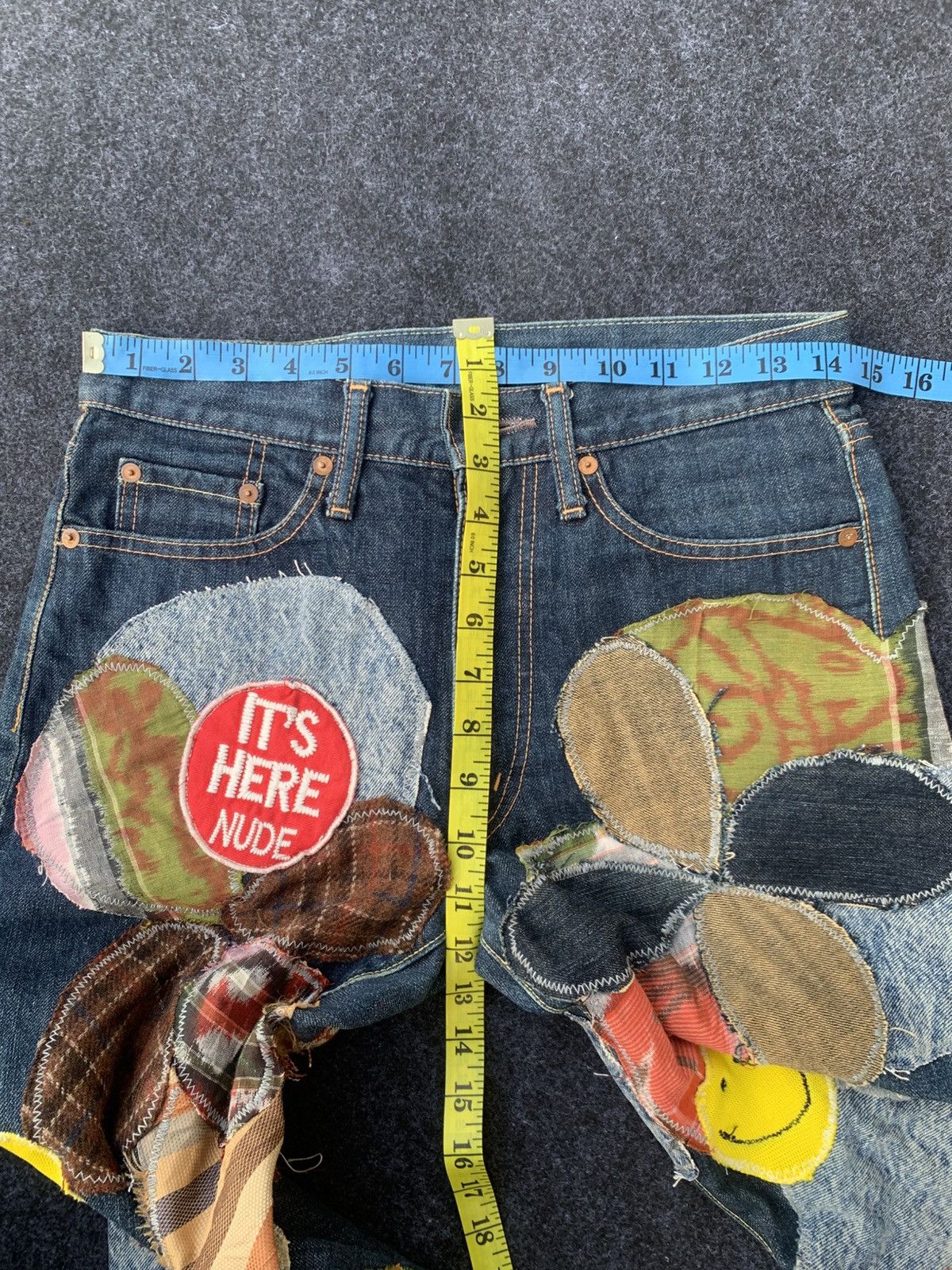 Kapital Kountry FLARE KAPITAL JEANS HIPPIE SELVEDGE INSANE. Size US 29 - 6 Thumbnail