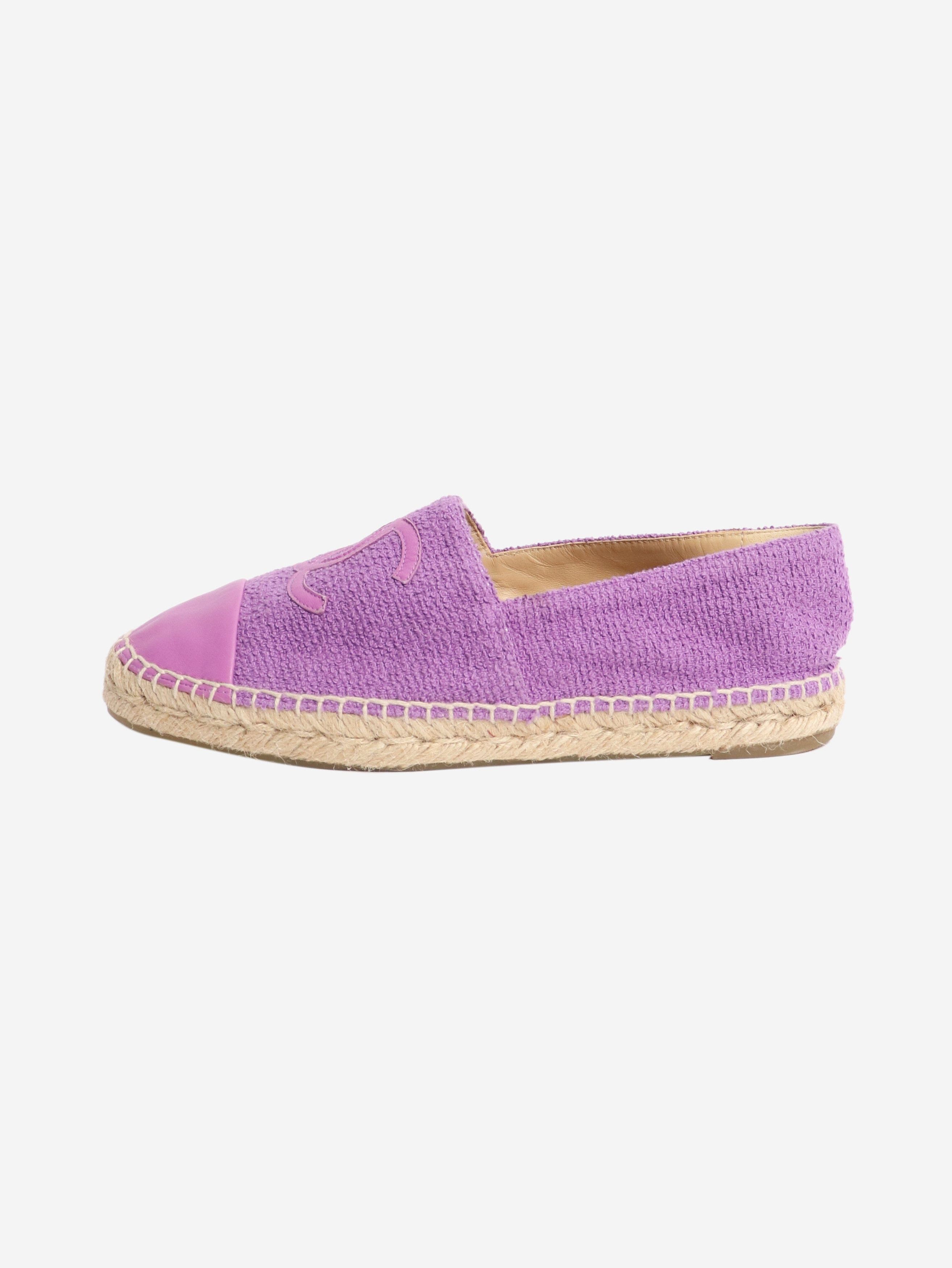 Chanel Purple espadrilles - EU 40 Size US 9 / IT 39 - 1 Thumbnail