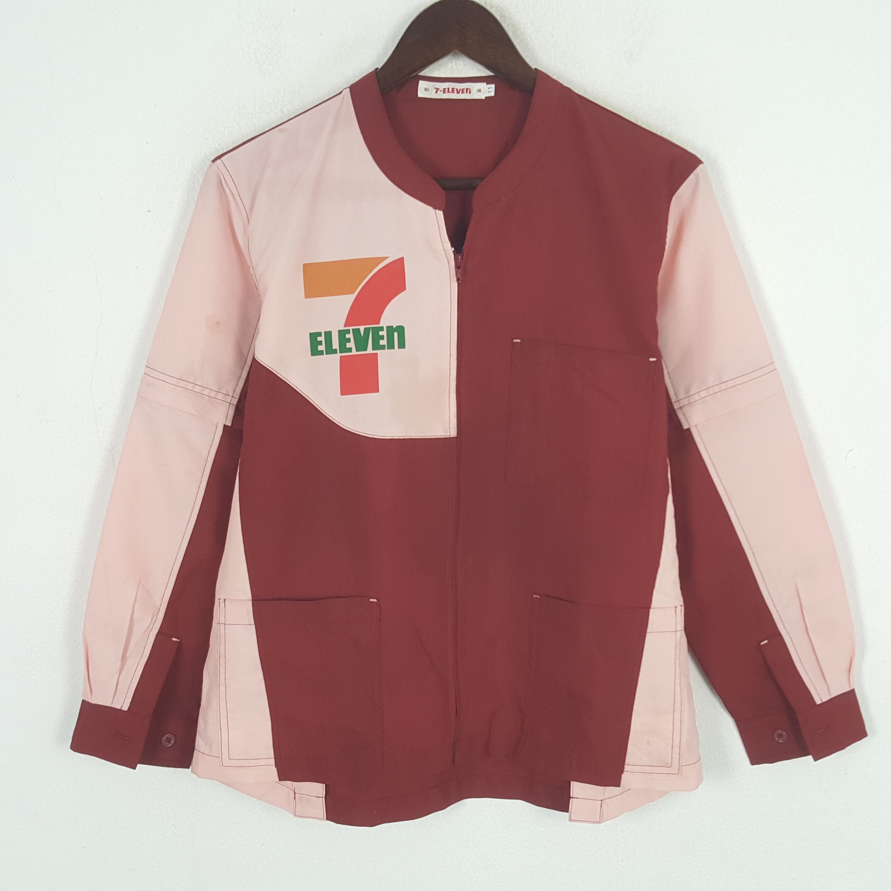 Japanese Brand × Vintage Vintage 7 Eleven Big Logo Worker Uniform Jacket C285N2 Size US S / EU 44-46 / 1 - 3 Thumbnail