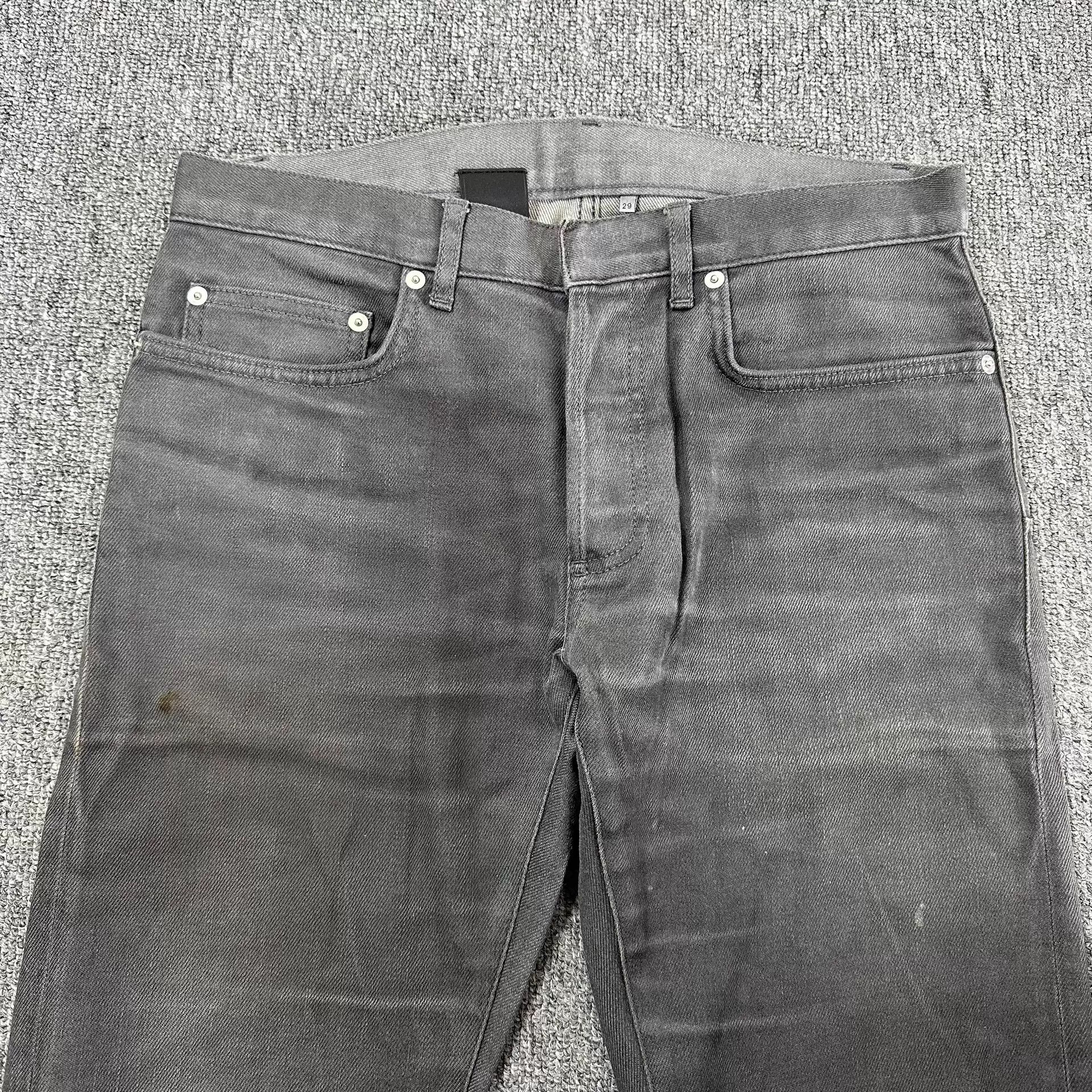 Dior Dior light gray washed distressed jeans US 29 Size 29" - 3 Thumbnail