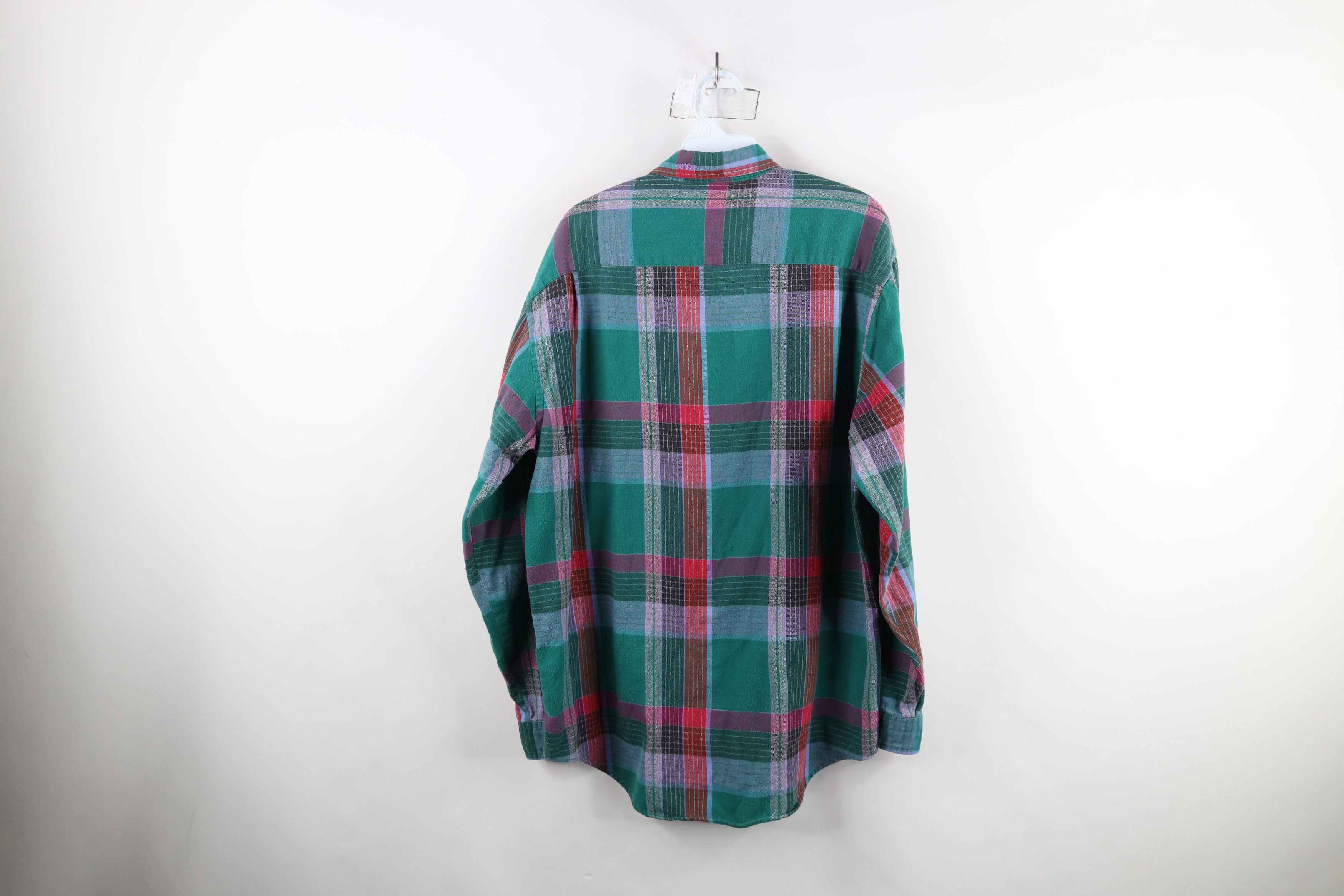 Vintage Vintage 90s Streetwear Rainbow Flannel Button Down Shirt Size US M / EU 48-50 / 2 - 8 Thumbnail