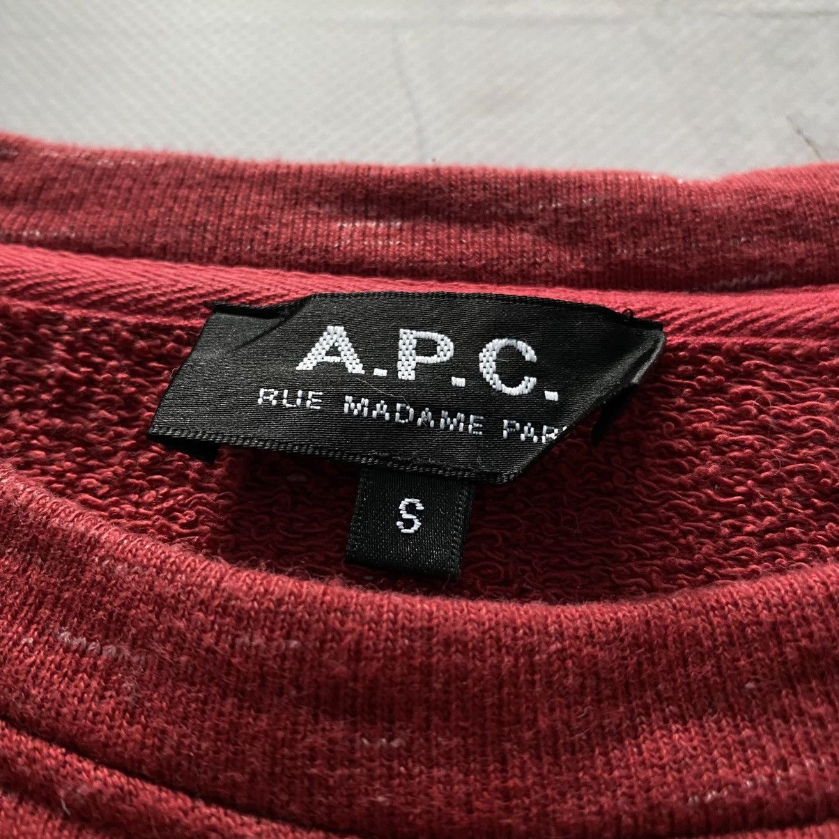 A.P.C. × Designer A.P.C. RUE MADAME PARIS Blended Sweatshirt Crewneck Size US S / EU 44-46 / 1 - 4 Thumbnail