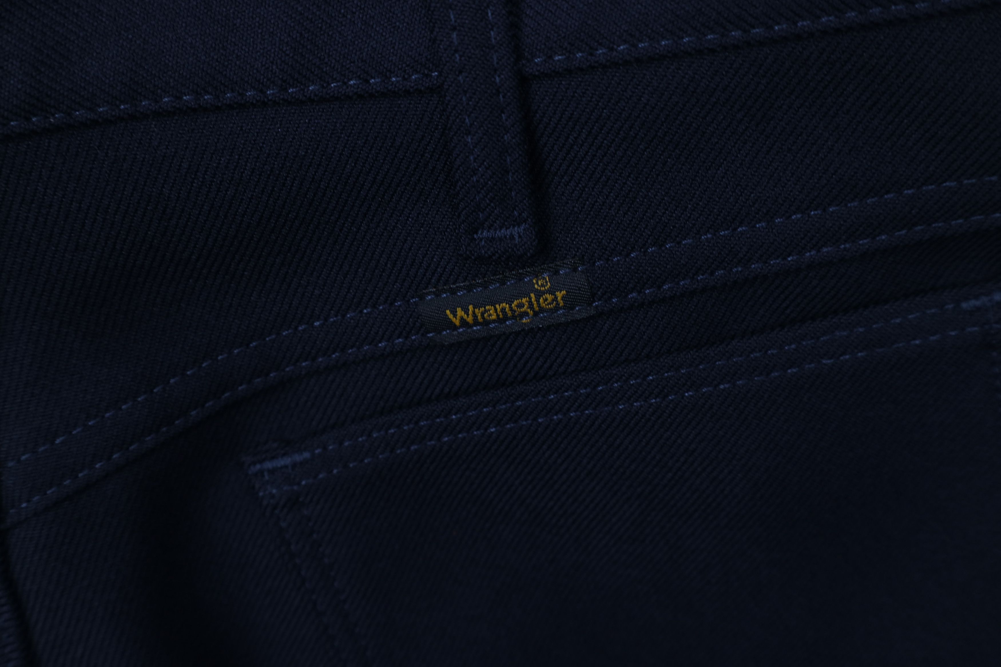 Wrangler Vintage 90s Wrangler Wide Leg Western Chino Pants Navy Blue Size US 33 - 12 Thumbnail