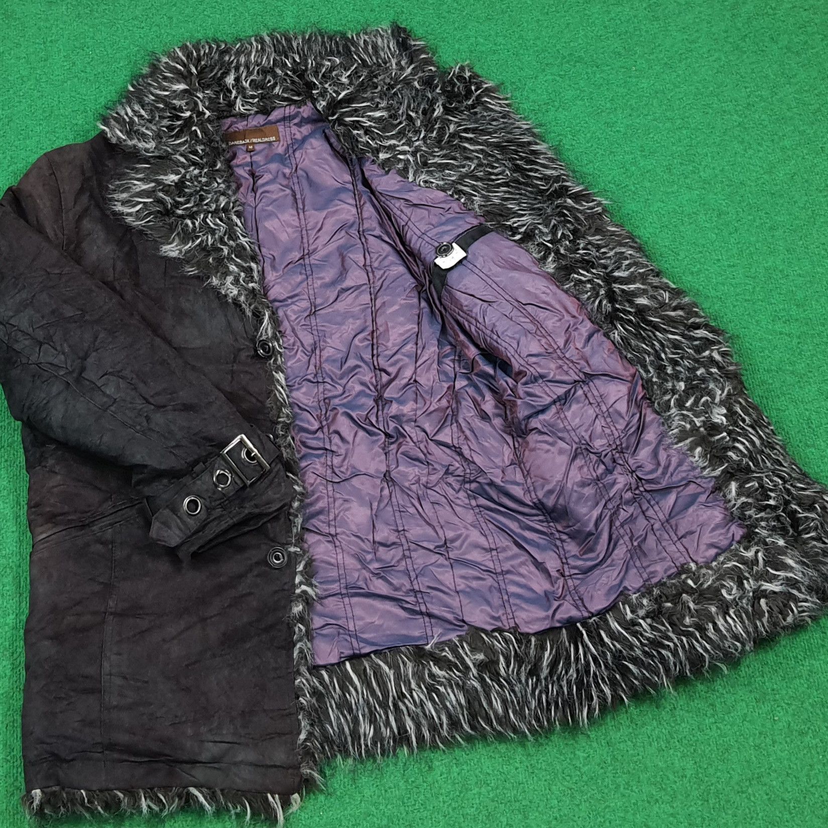 Vintage Vintage Grunge Cyber Fairycore Faux Fur Jacket C306N10 Size US M / EU 48-50 / 2 - 5 Thumbnail