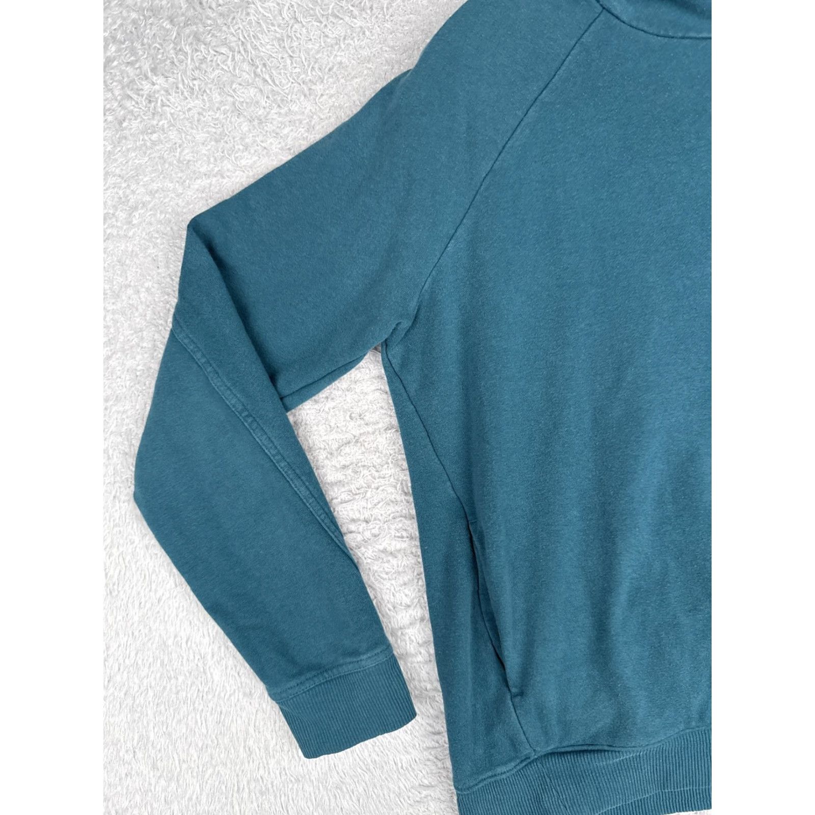 Under Armour Under Armour Threadborne Hoodie Women Medium Blue Pullover Sweatshirt Logo Knit Size M / US 6-8 / IT 42-44 - 3 Thumbnail