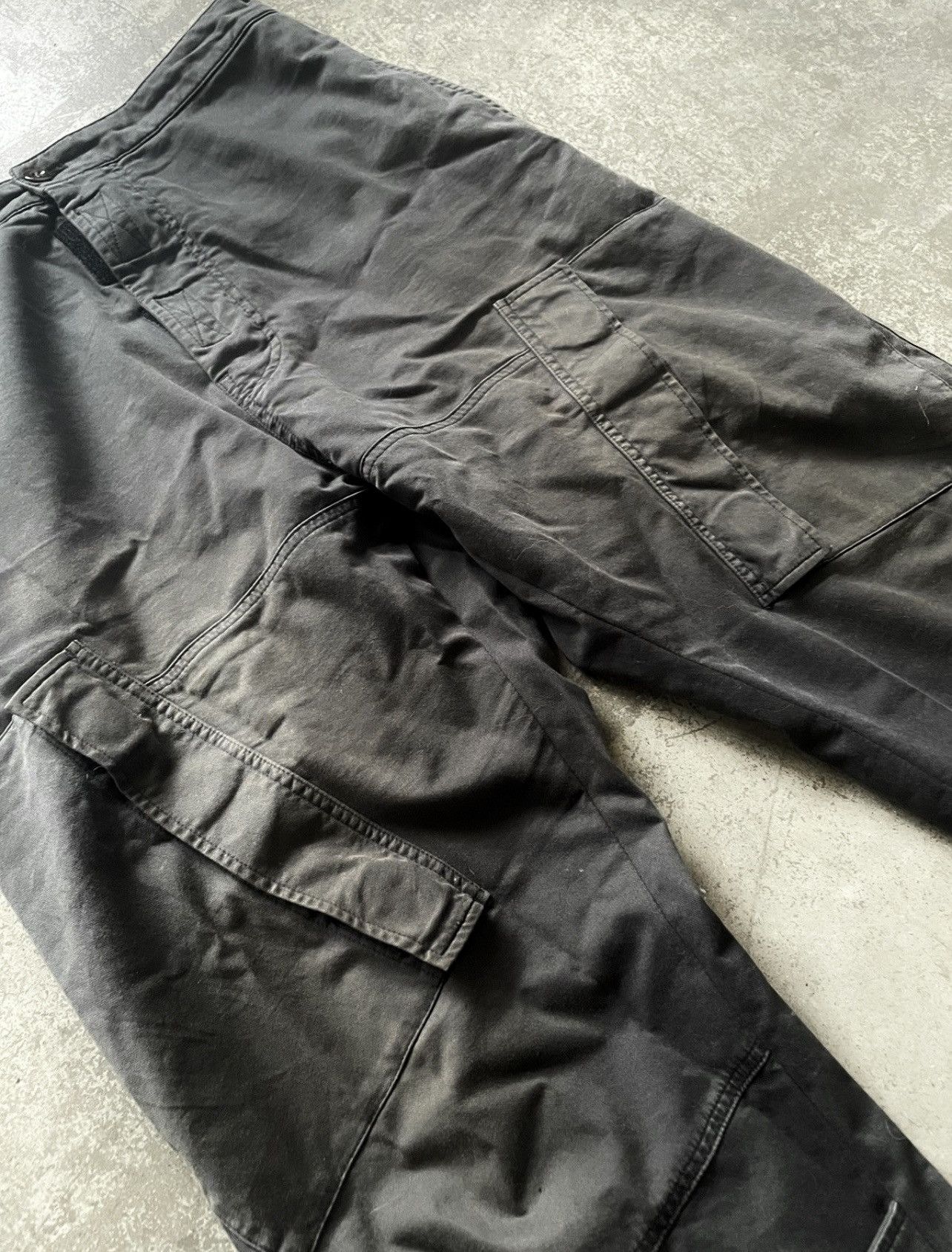 Acne Studios Acne Studios Grey Organic Cotton Cargo Pants Size US 32 / EU 48 - 8 Thumbnail