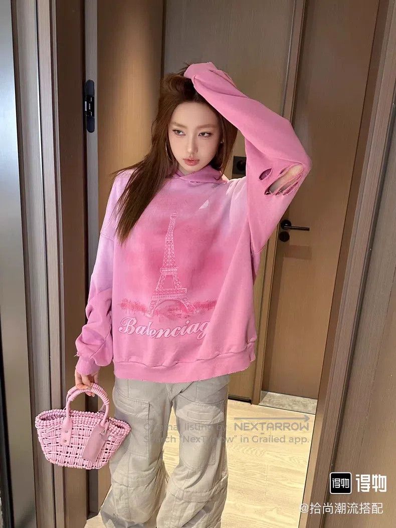 Balenciaga Balenciaga Eiffel Tower hooded sweatshirt Size US M / EU 48-50 / 2 - 1 Thumbnail