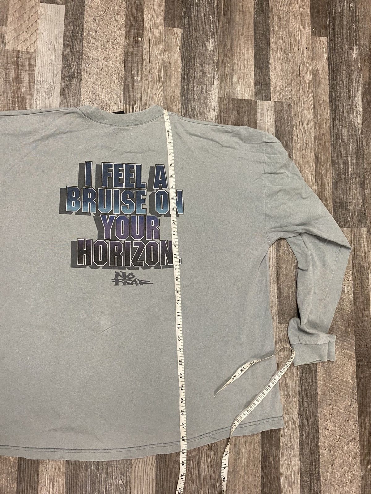 No Fear Vintage 90’s No Fear Long Sleeve Tee T Shirt Y2K Distressed Size US XL / EU 56 / 4 - 8 Thumbnail
