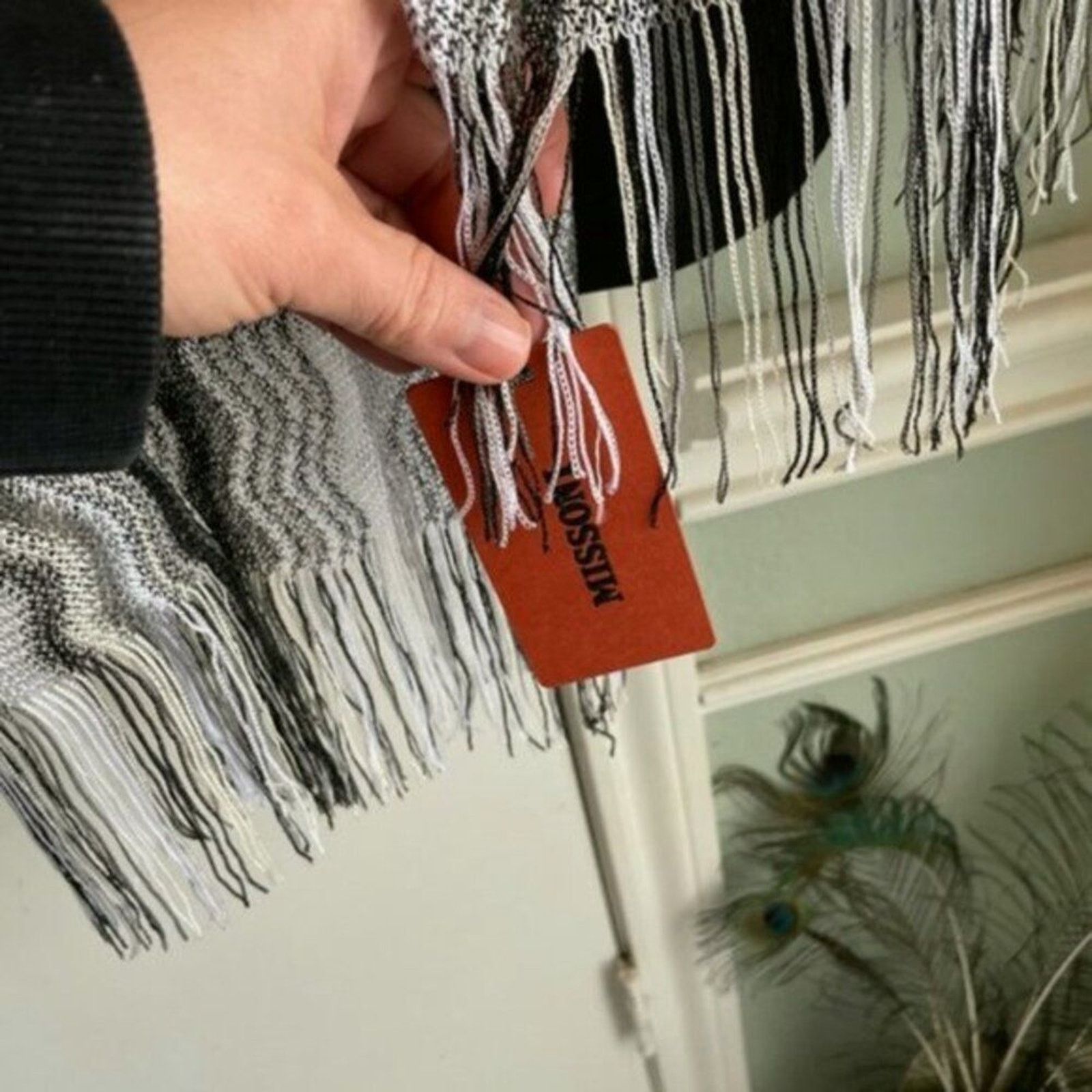 Missoni Missoni grey zigzag scarf Size ONE SIZE - 8 Thumbnail