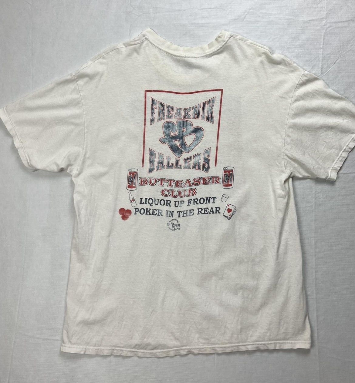 Rap Tees × Vintage 1998 Freaknik Butteaser White T Shirt size XL Size US XL / EU 56 / 4 - 2 Thumbnail