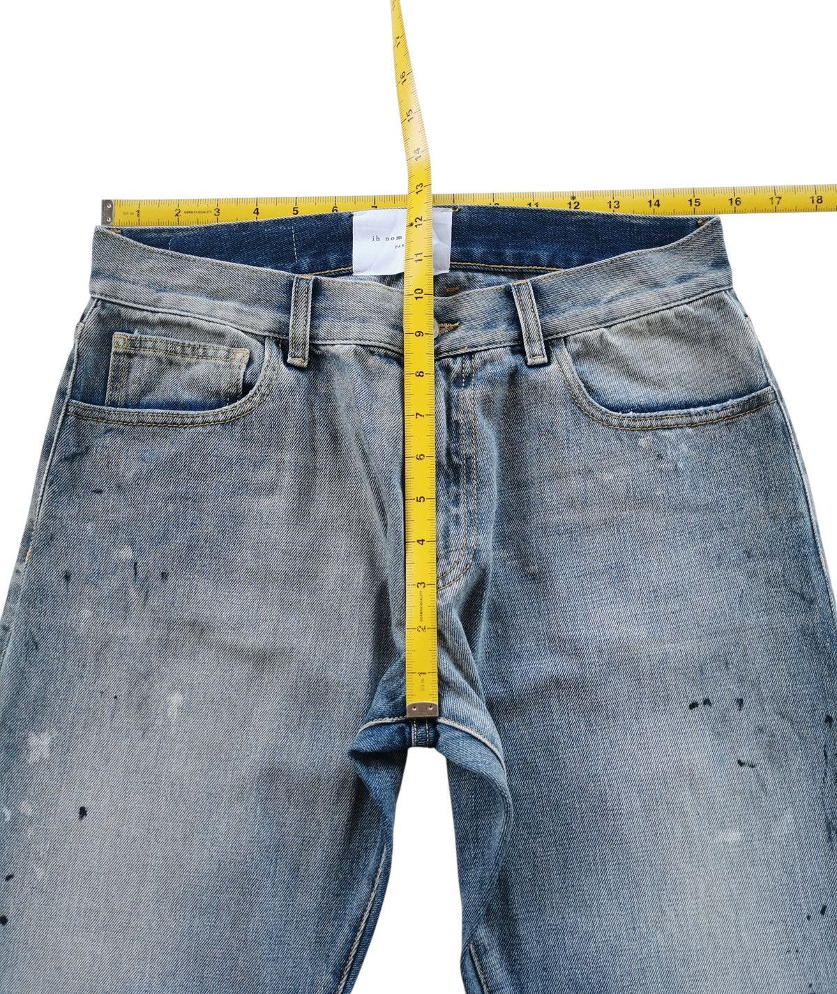 Ih Nom Uh Nit Ih Nom Uh Nit Distressed Denim Jeans Style Saint Laurent Size US 31 - 15 Thumbnail