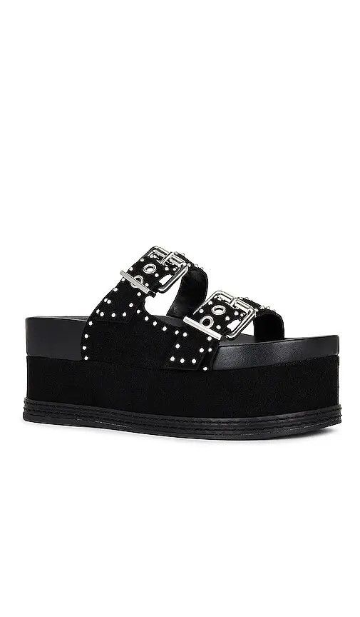 SCHUTZ Schutz X Revolve Sirah Flatform Slide – Black (8.5) Size US 8.5 / IT 38.5 - 1 Thumbnail
