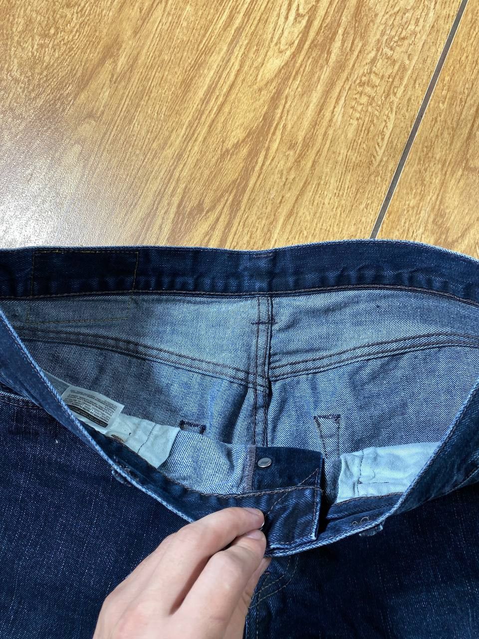 Levi's × Vintage Levi’s 501 Vintage 90s Custom Cut Distressed Denim Shorts Size US 34 / EU 50 - 19 Thumbnail