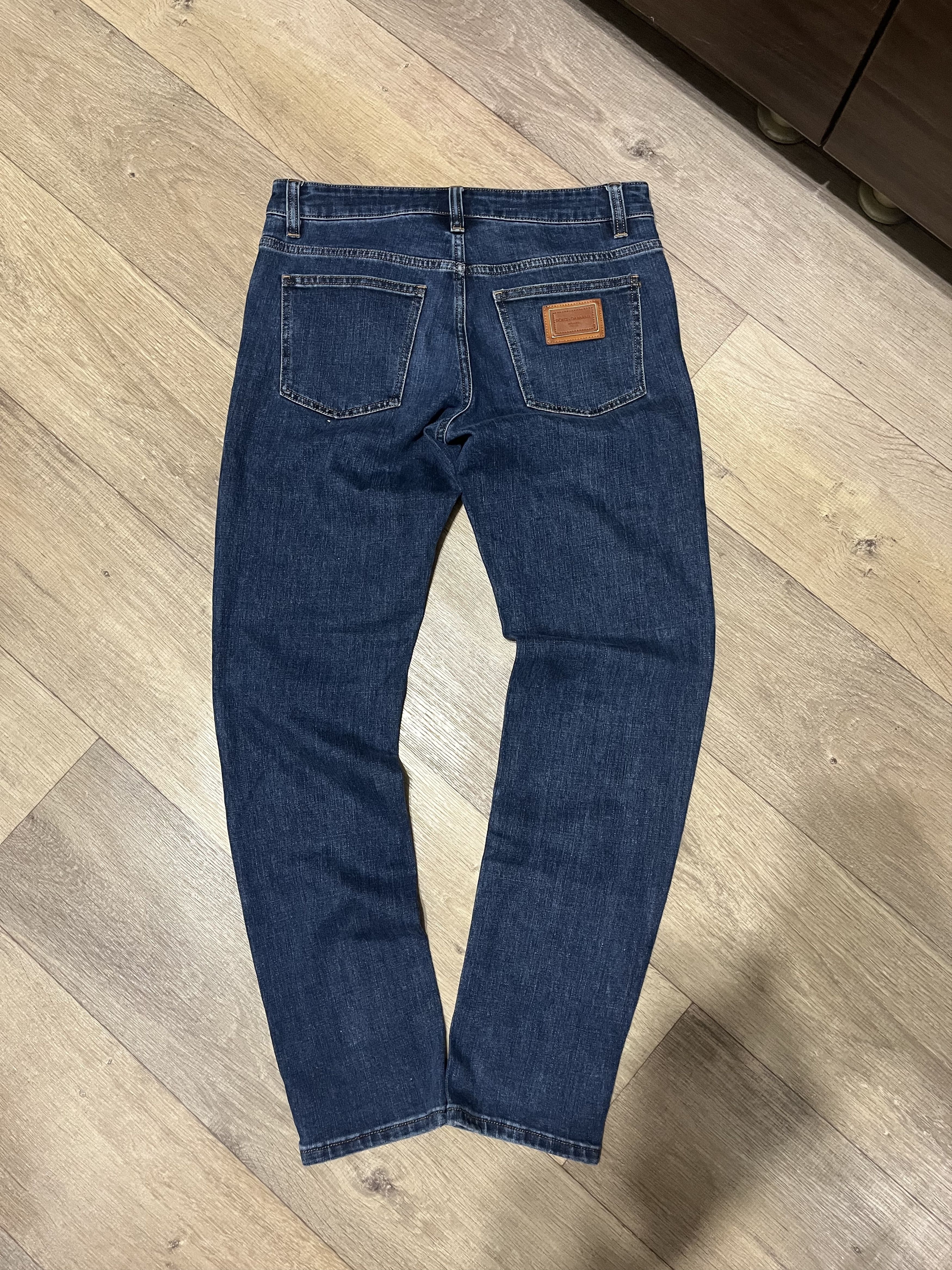 Dolce & Gabbana Dolce & Gabbana Slim Fit Dark Indigo Jeans DG21229 Size US 33 - 8 Thumbnail