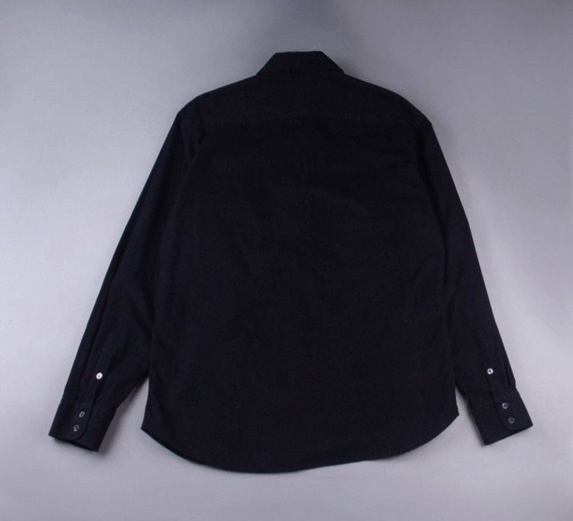 Dolce & Gabbana × Vintage Dolce Gabbana Velvet Black Shirt Made in Italy XL Size US XL / EU 56 / 4 - 4 Thumbnail